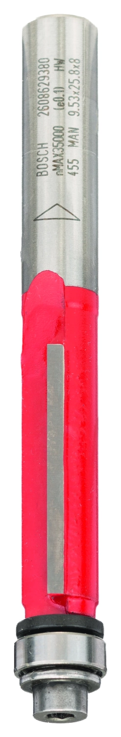 Bosch 2608629380 - Fraise à araser 8 mm, D1 9,5 mm, L 25,8 mm, G 71,5 mm-image