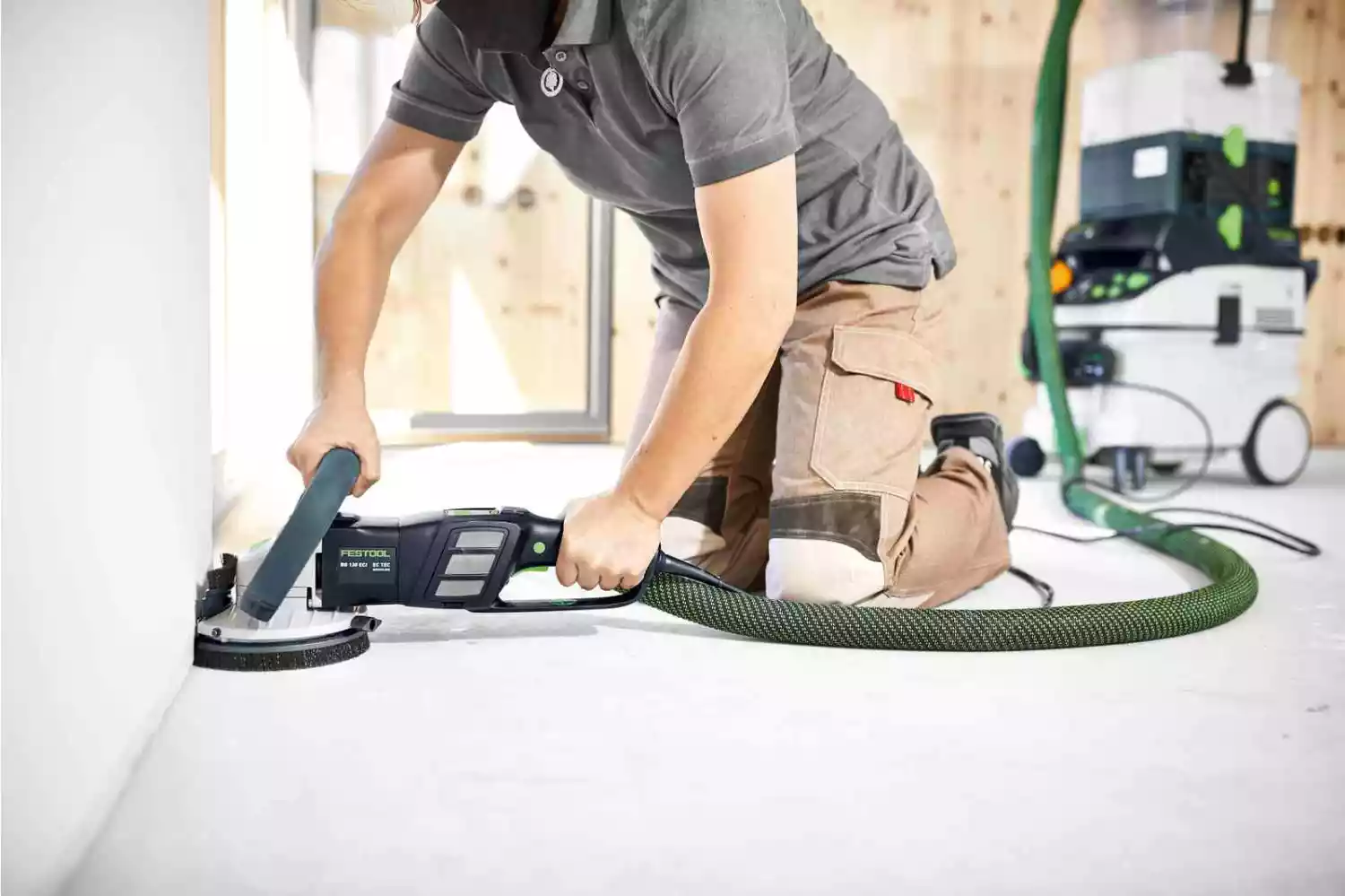 Festool RG 130 ECI-Set DIA TH Renovatieslijpmachine in systainer - 1600W - 130mm-image