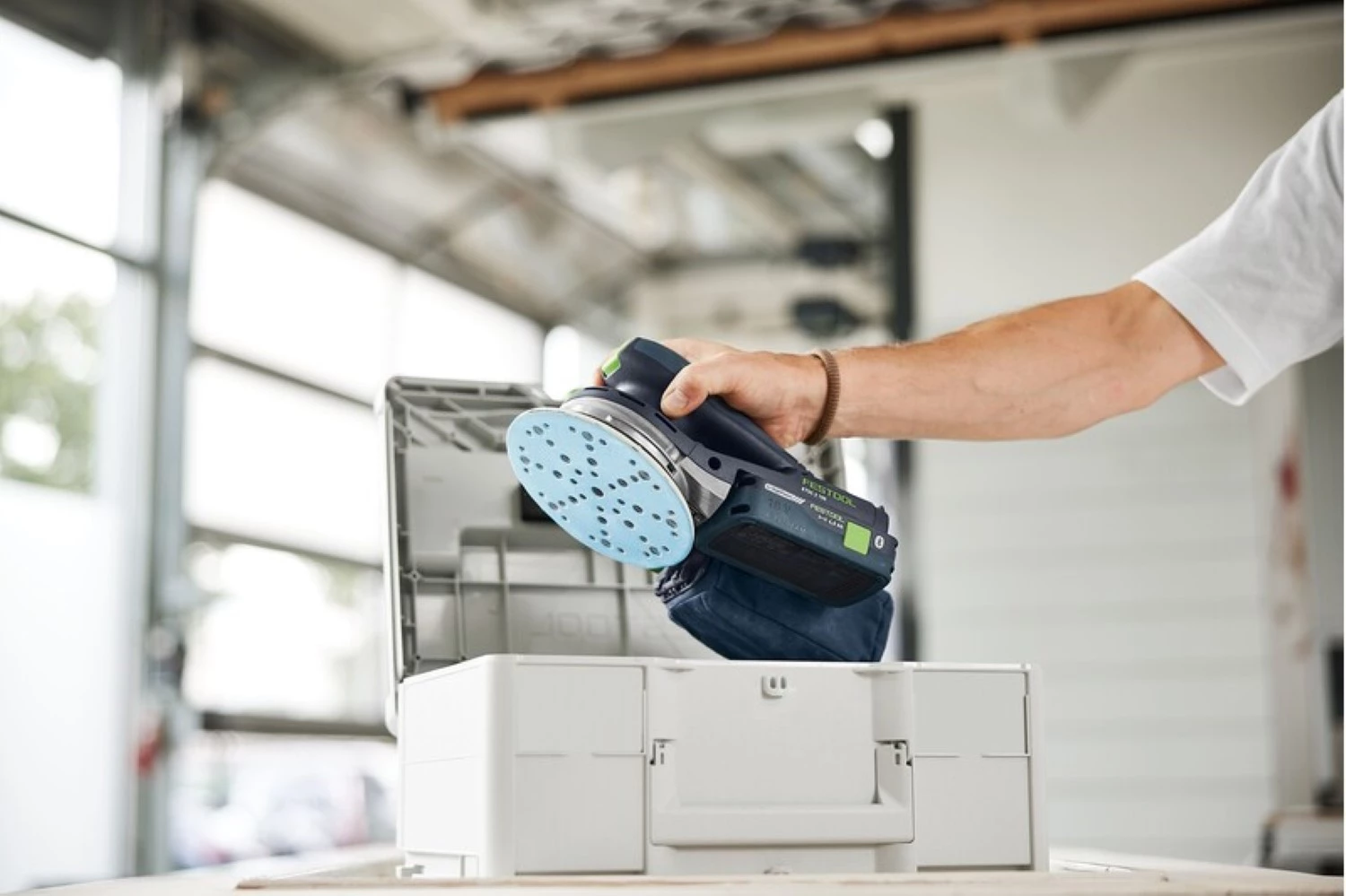 Festool ETSC 2 150-Basic 18V Accu Excenterschuurmachine body in systainer - 150mm-image