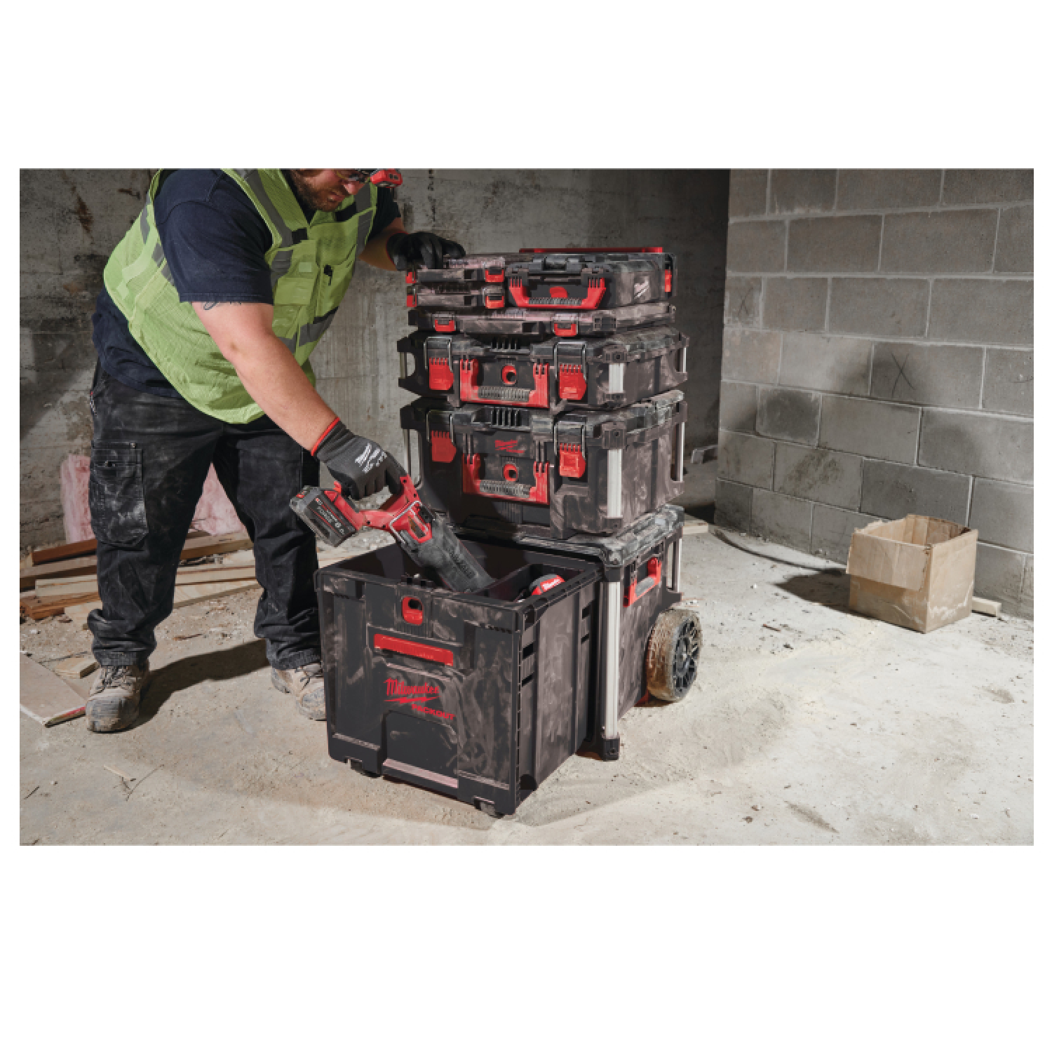 Milwaukee 4932498651 PACKOUT Trolley Opbergkoffer met lade-image