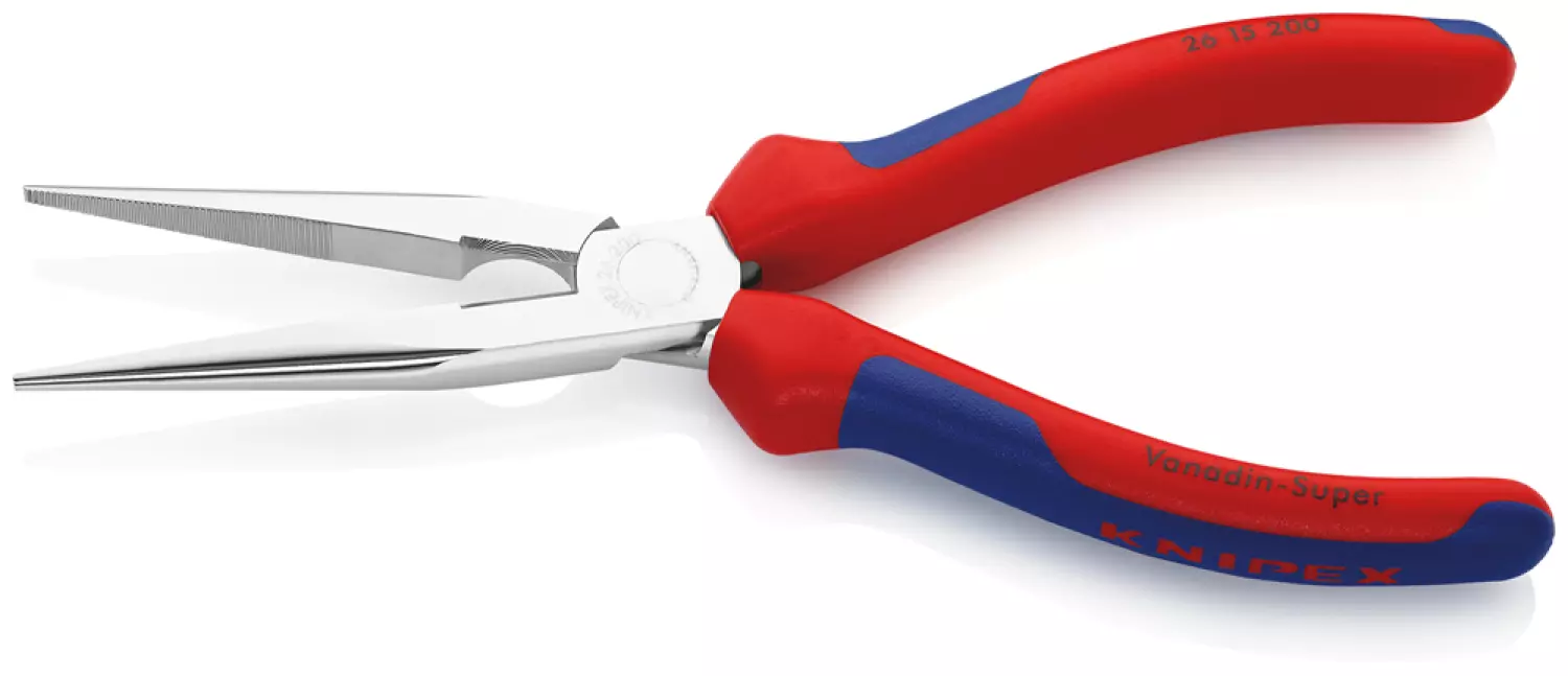 Knipex 26 15 200 - Pince demi-ronde avec tranchant (pince bec de cigogne)-image