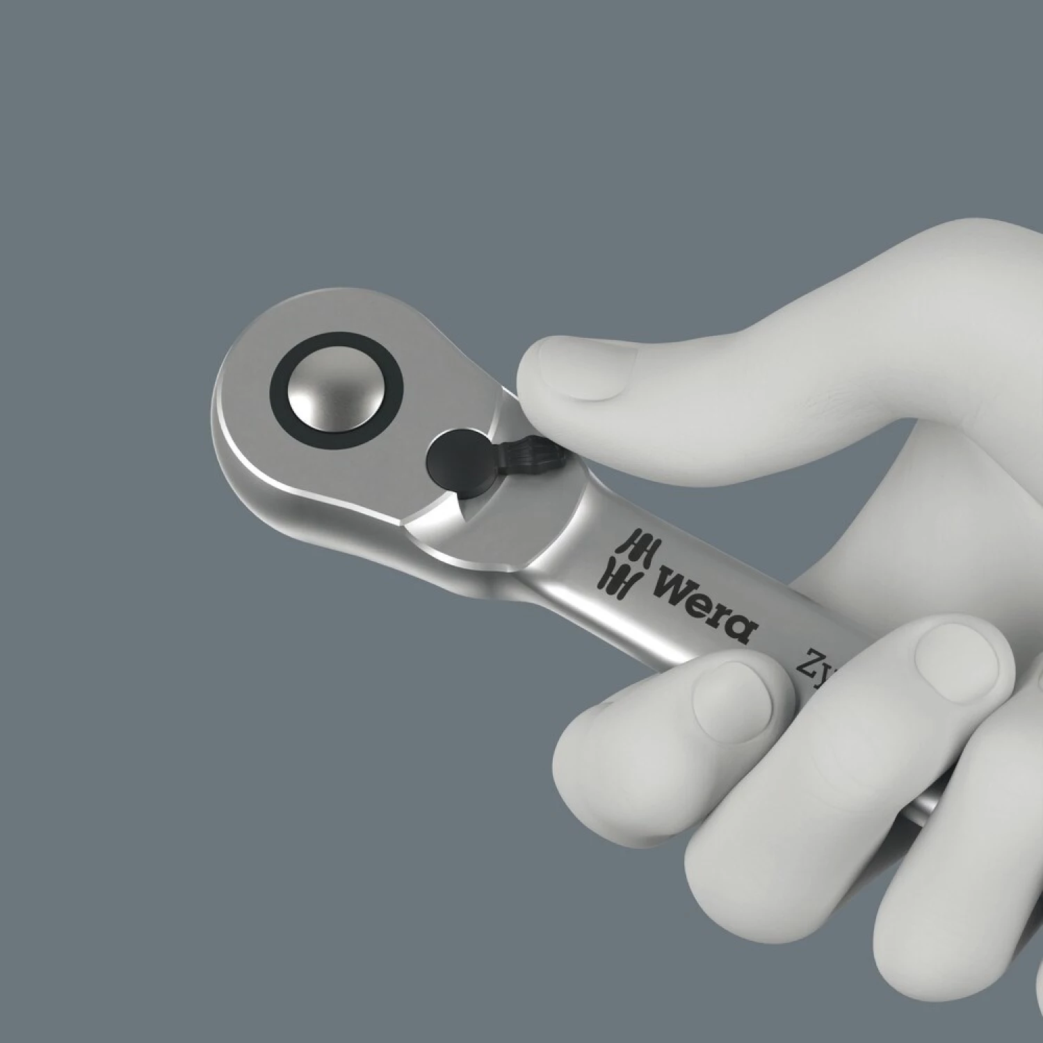 Wera 05004051001 29 pièces 8100 SB 11 Zyklop Metal Jeu de clés à cliquet et douilles avec levier de commutation - 3/8"-image