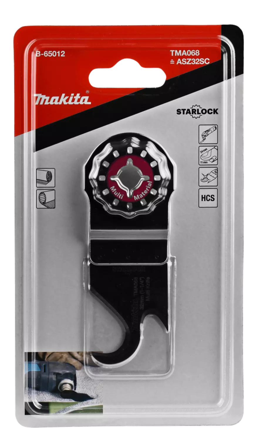 Makita B -65012 / TMA068 Lame couteau universelle - 11 x 24 mm-image