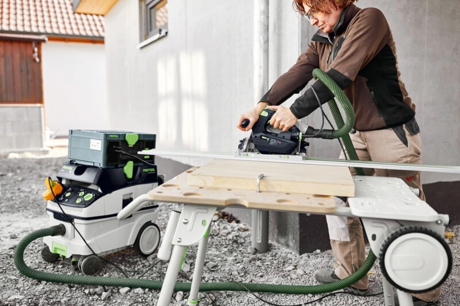 Festool TS 60 KEBQ-Plus 100Y Édition limitée Scie circulaire dans Systainer - 1500 W - 168 mm-image