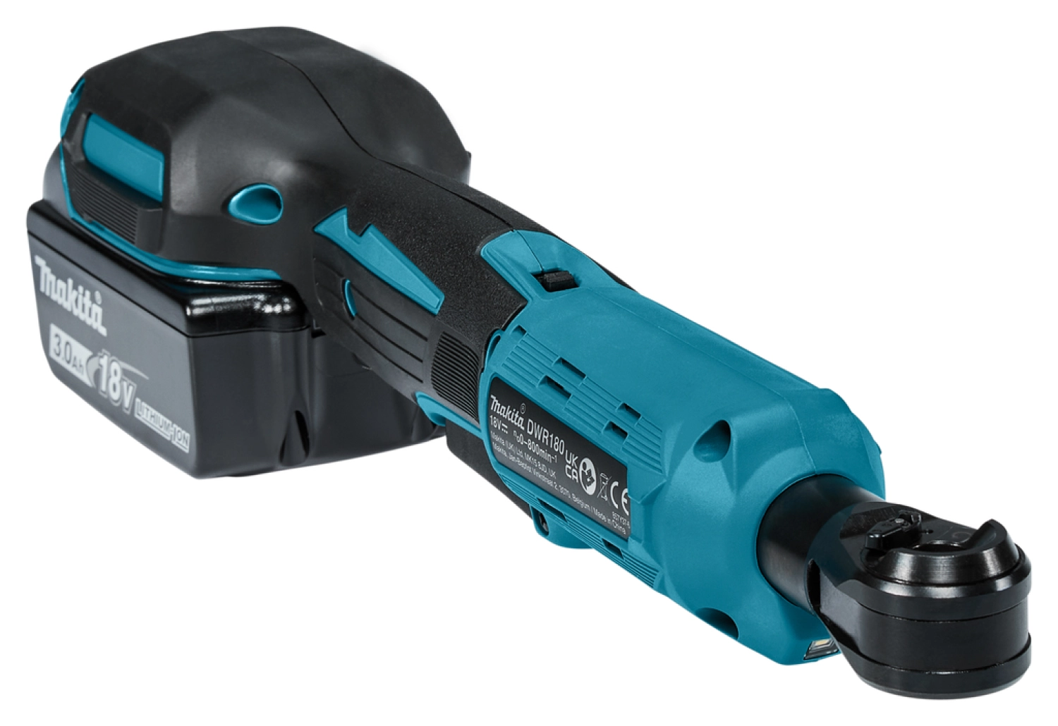 Makita DWR180RF1J Clés à cliquet sans-fil - 18V Li-ion - 1 batterie 3,0 Ah - 47,5 Nm-image