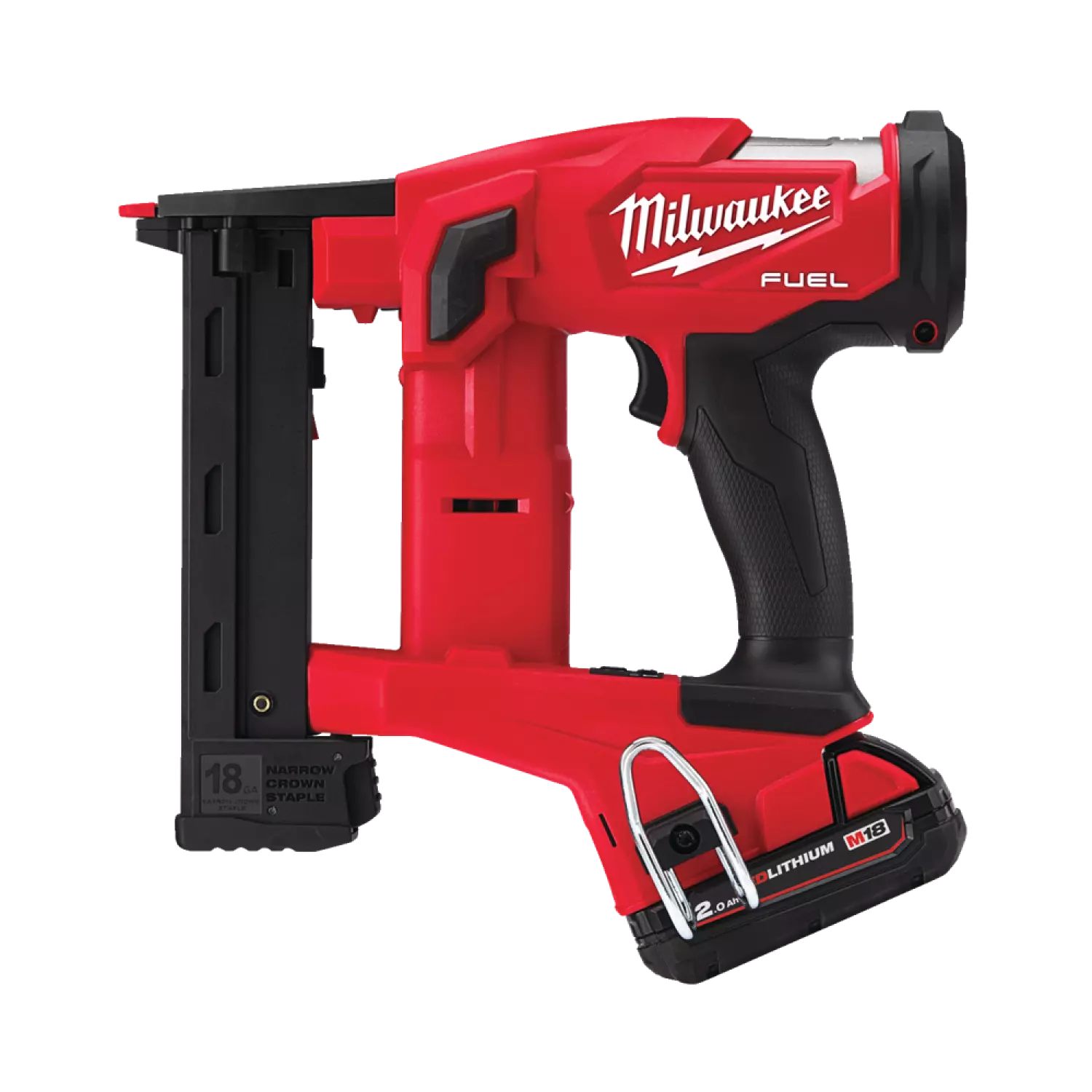 Agrafeuses à batterie Milwaukee M18 FNCS18GS-202X 18V Li-Ion (2x batterie 2.0Ah) dans HD Box - 9.5/38mm-image