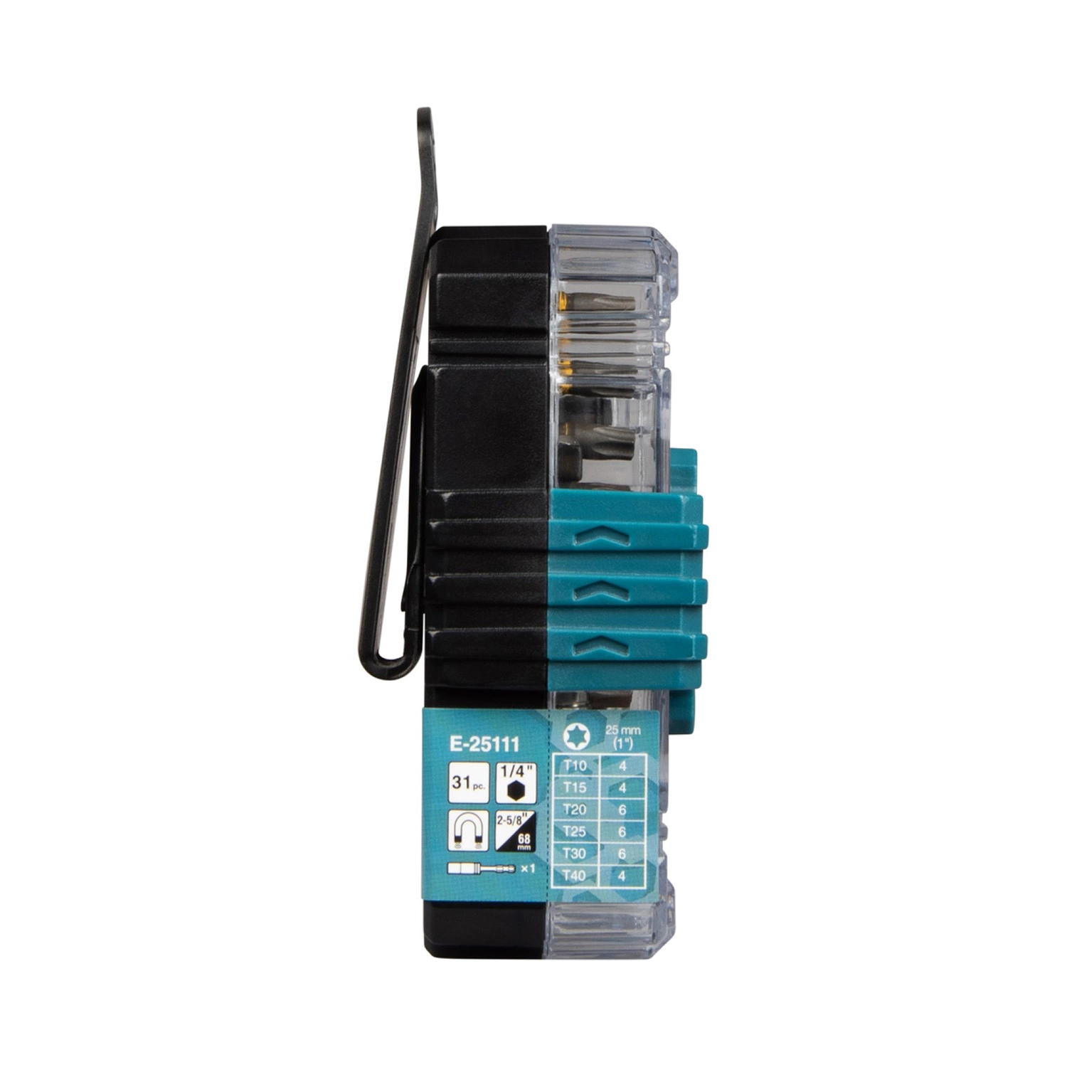 Makita E-25111 Jeu d'embouts de vissage à percussion 31 pièces-image