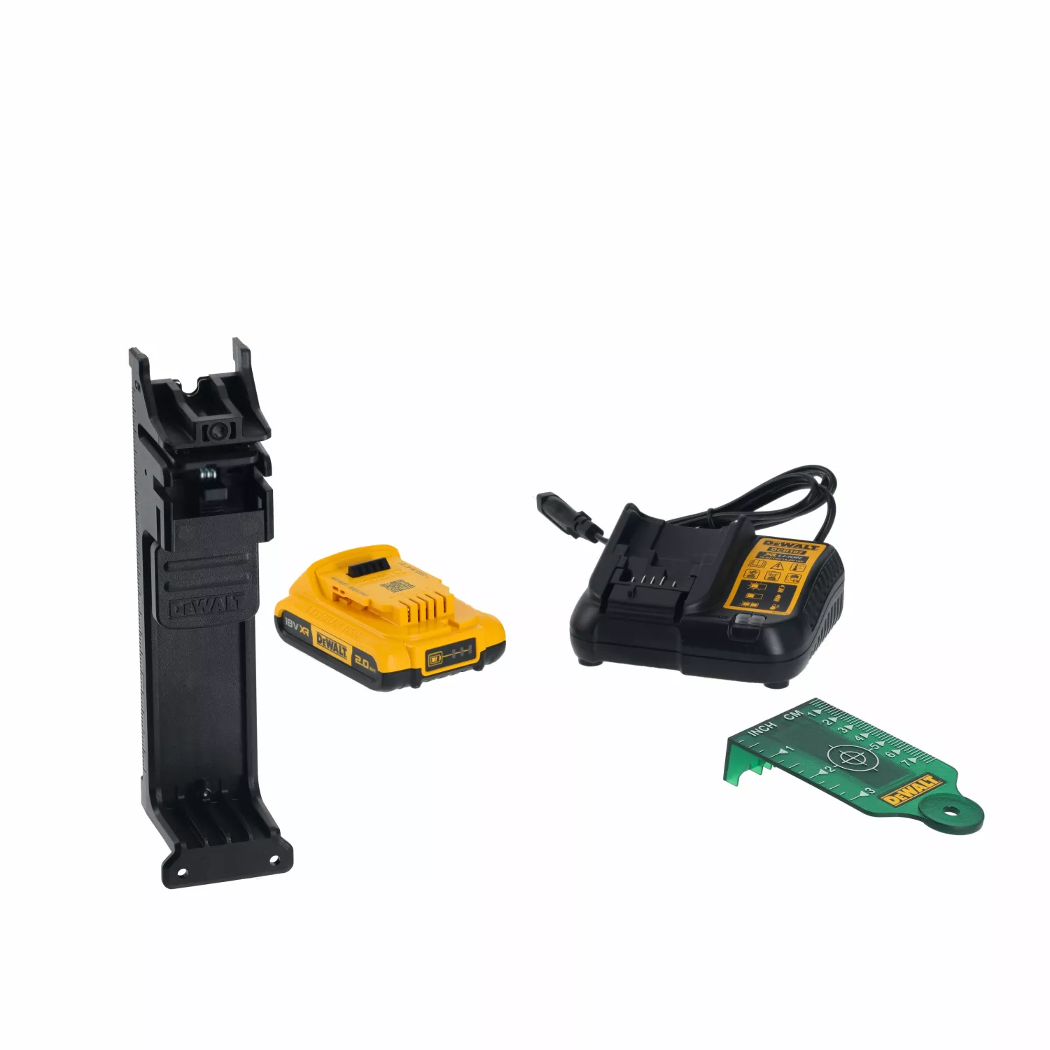 DeWALT DCLE34021D1 18V Set de laser en croix dans une mallette - Vert - 2x 55m - 2 lignes - IP54-image