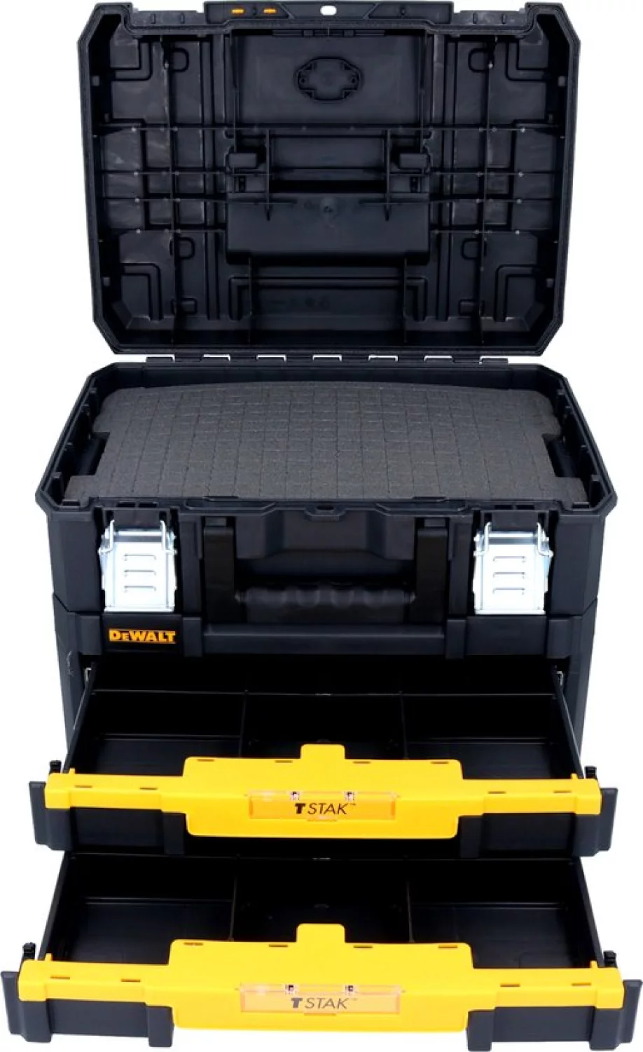 DeWALT DWST83395-1 TSTAK-Box II combokit gereedschapskoffer met twee ondiepe lades-image