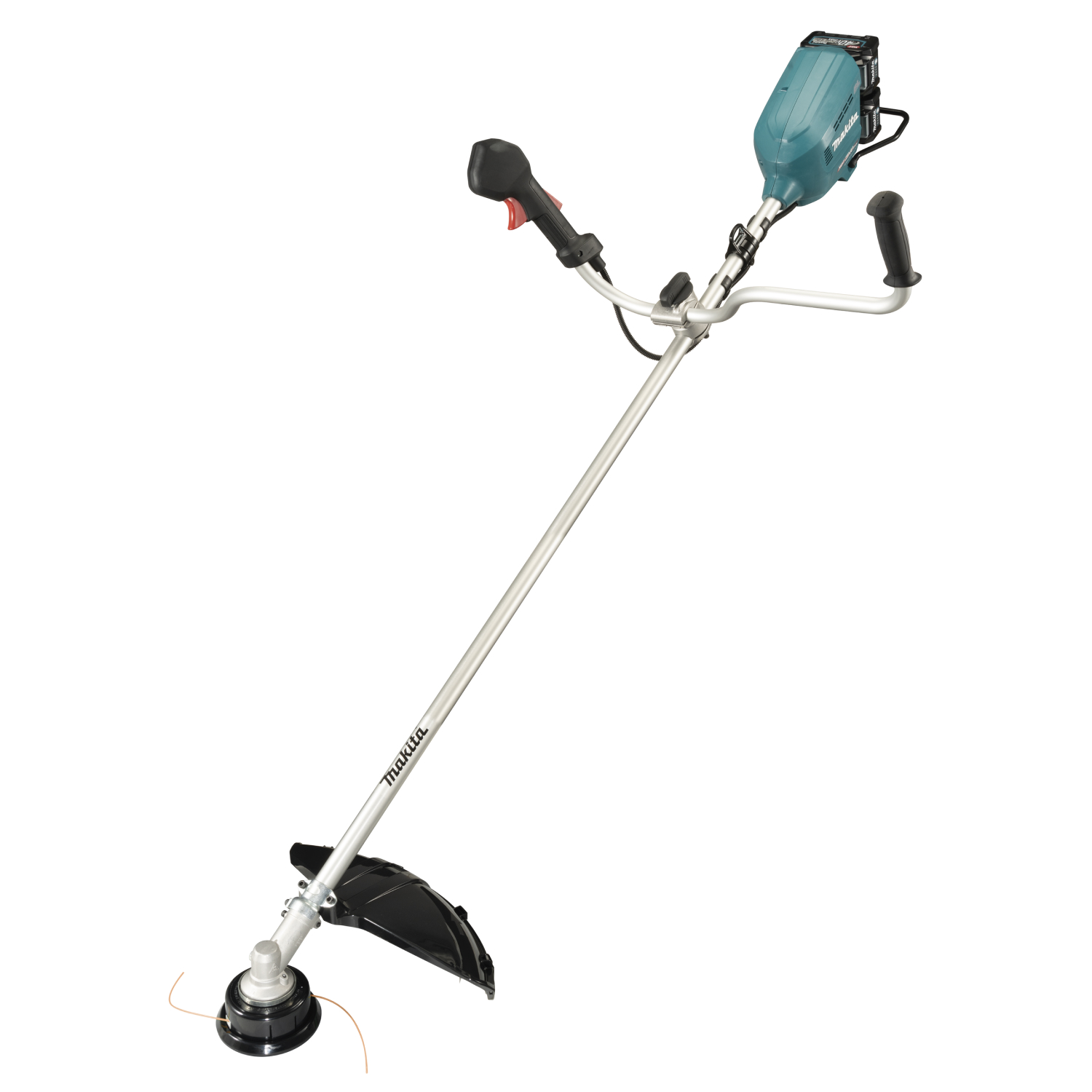 Makita UR012GM202 XGT 2x40V Li-Ion Max accu bosmaaier set (2x 4,0Ah) - U-greep - koolborstelloos-image