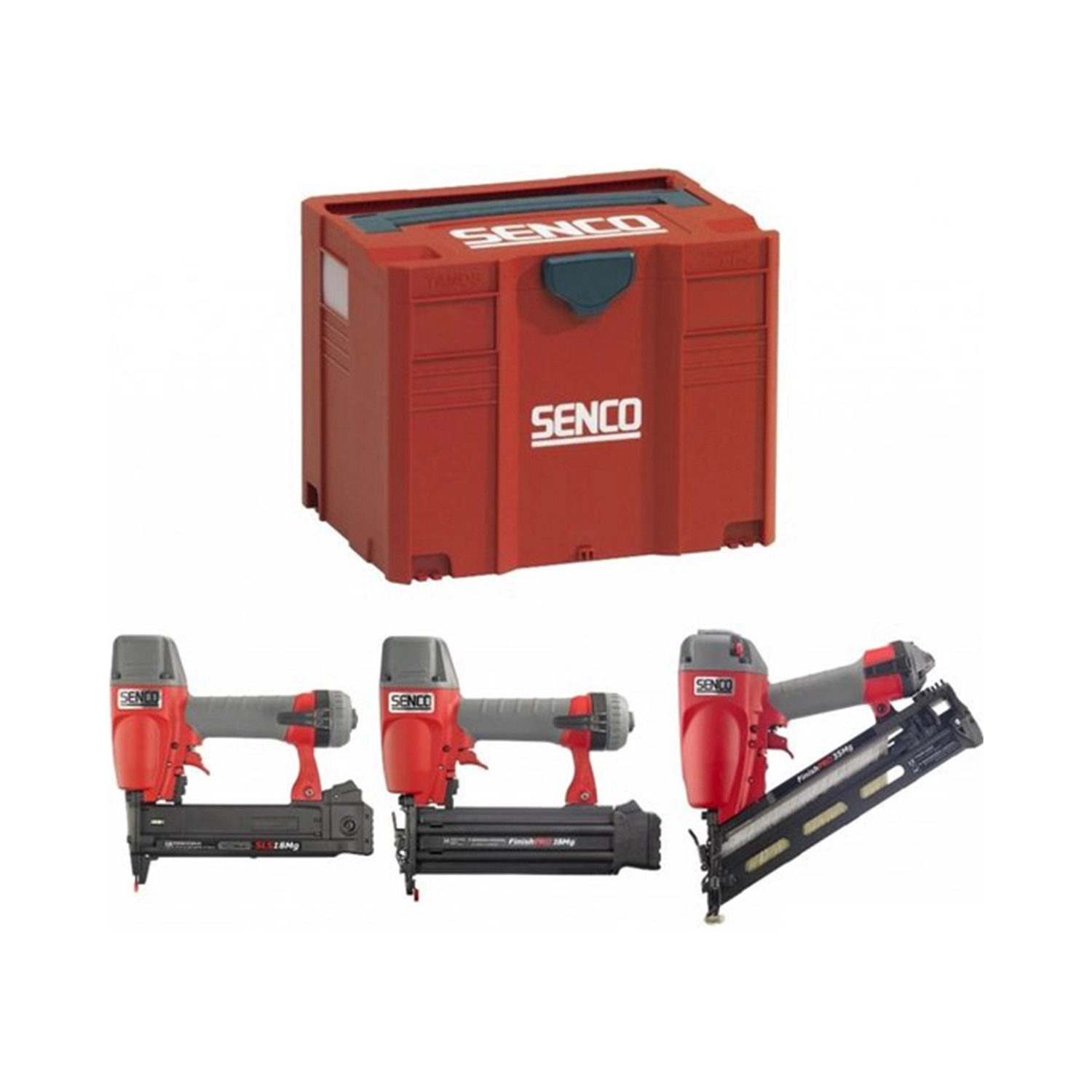 Senco 3PR2012N Pneumatische tackerset in koffer - FinishPro18MG - FinishPro35Mg - SLS18Mg-image