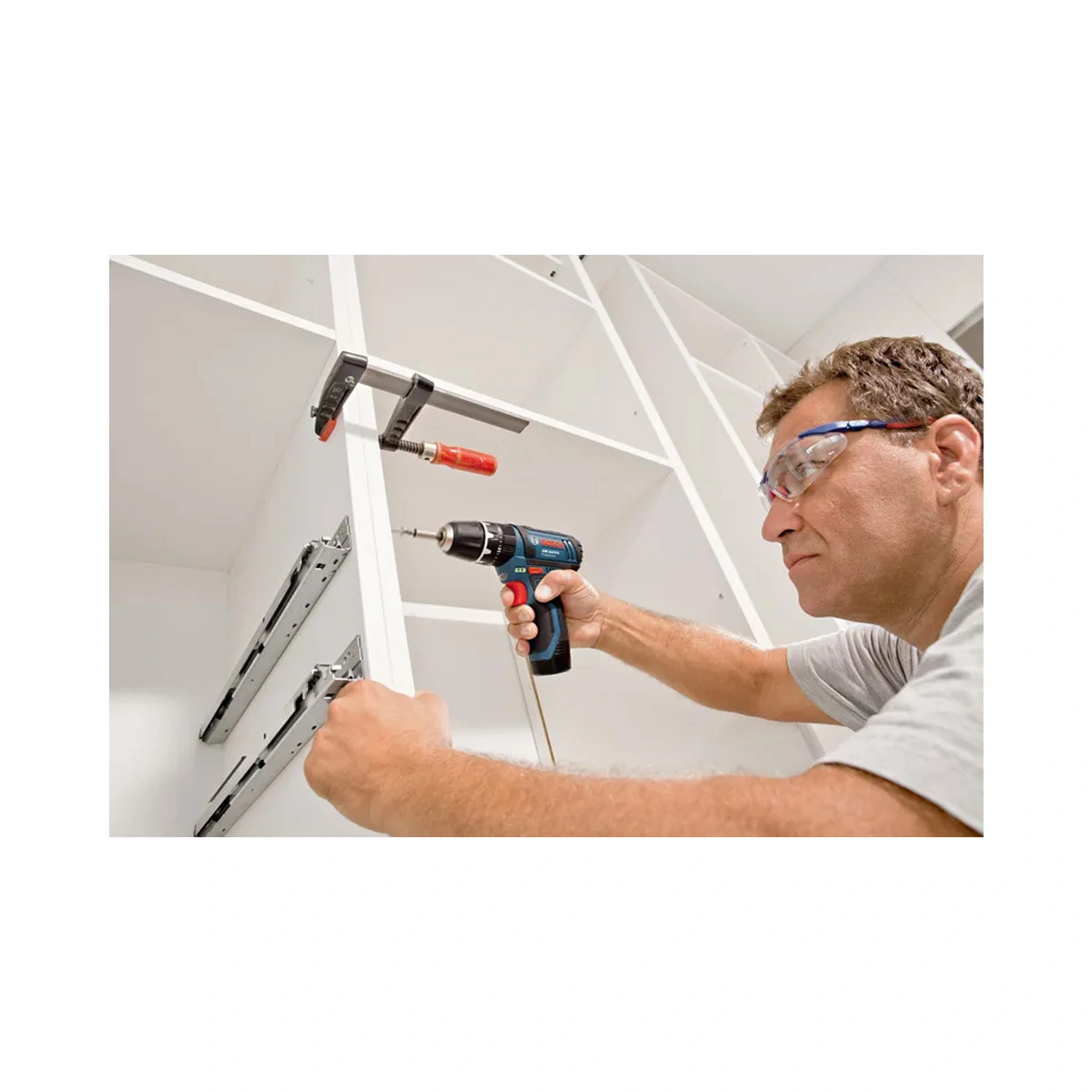 Bosch GSB 12V-15 2x 2,0 Ah Tas  - Klopboormachines