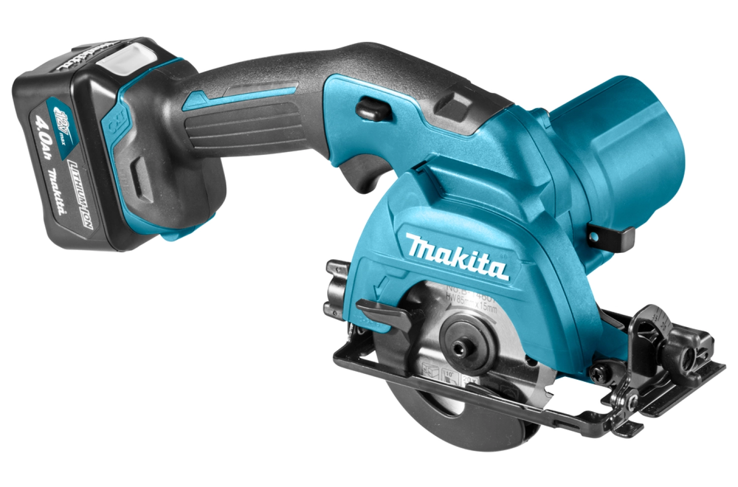 Makita HS301DSMJ 10.8V Li-Ion Accu cirkelzaag set (2x 4.0Ah accu) in Mbox - 85mm-image