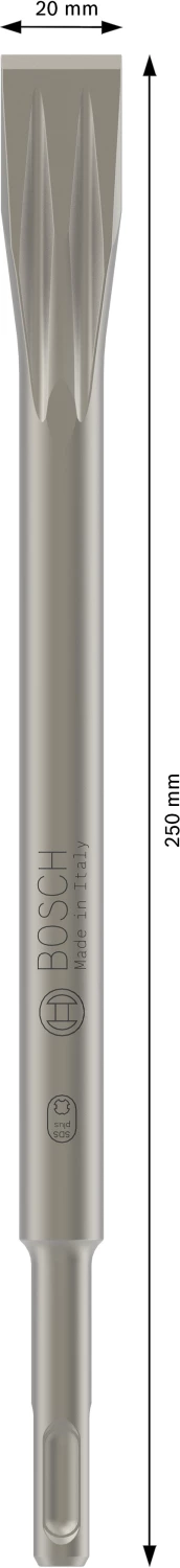 Bosch 2609390394 - Burin Plat SDS-Plus 250 x 20 mm-image