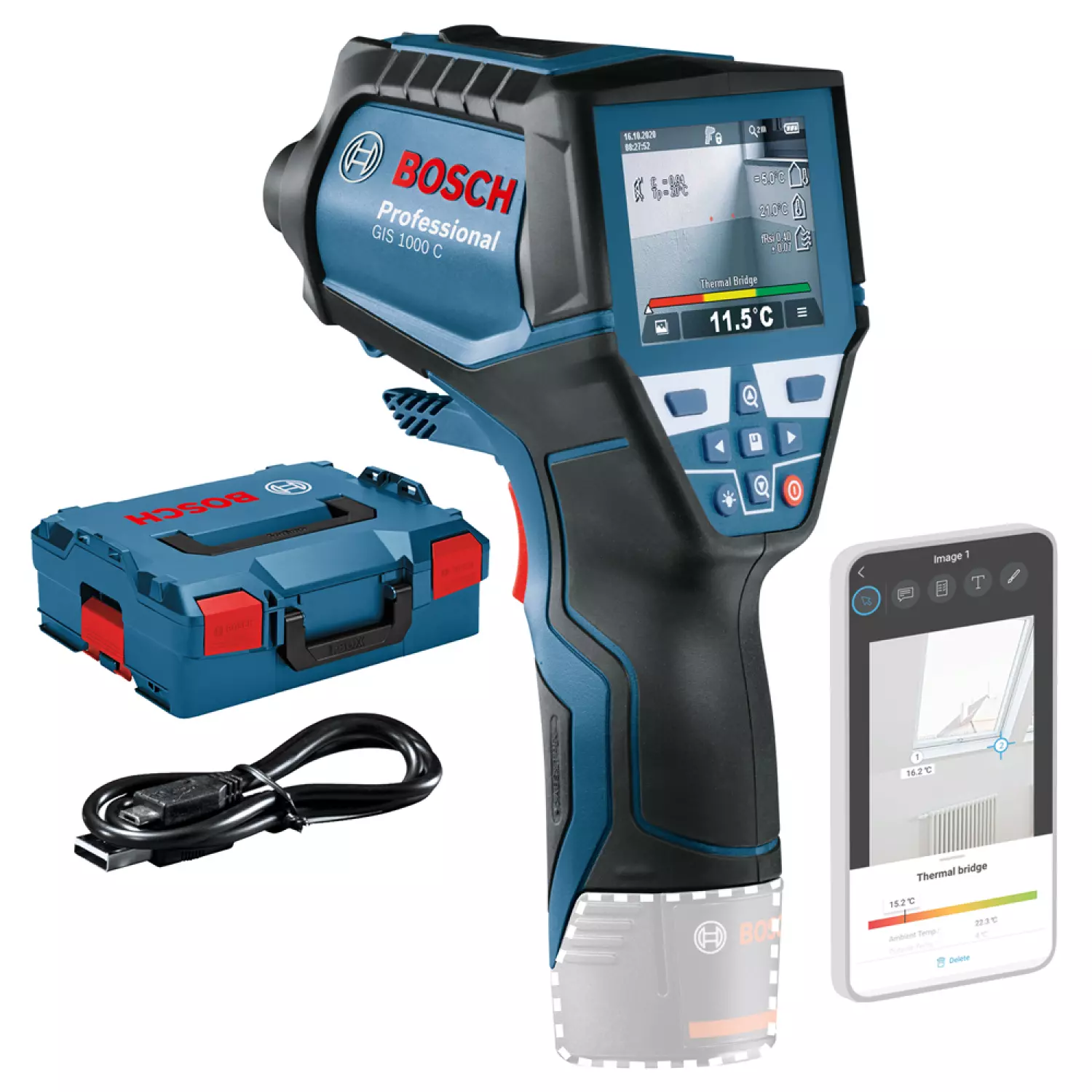 Bosch 0601083308 - GIS 1000 C - Détecteur thermique C&G-image