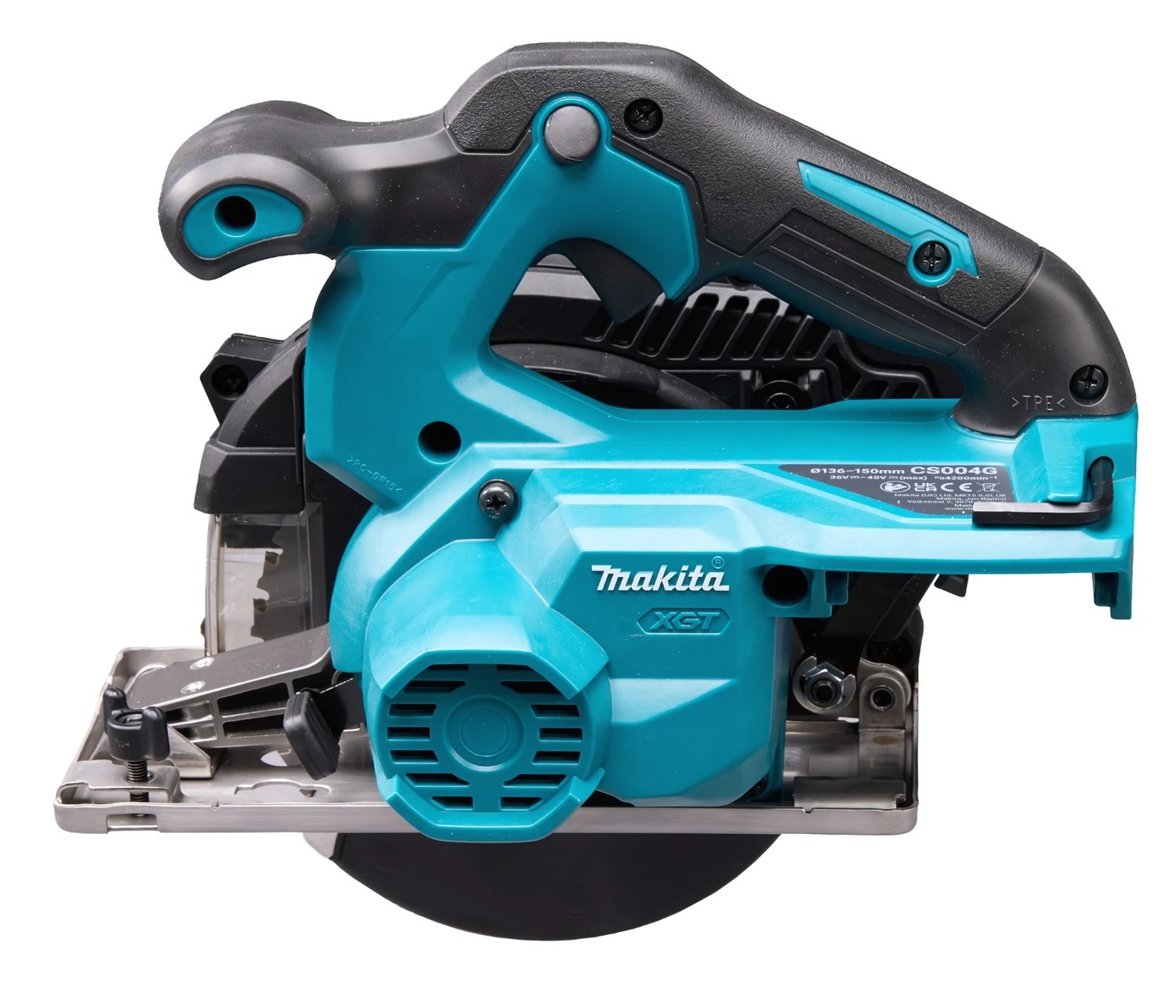 Makita CS004GZ XGT 40V Max Li-Ion accu metaal cirkelzaag body - 150mm