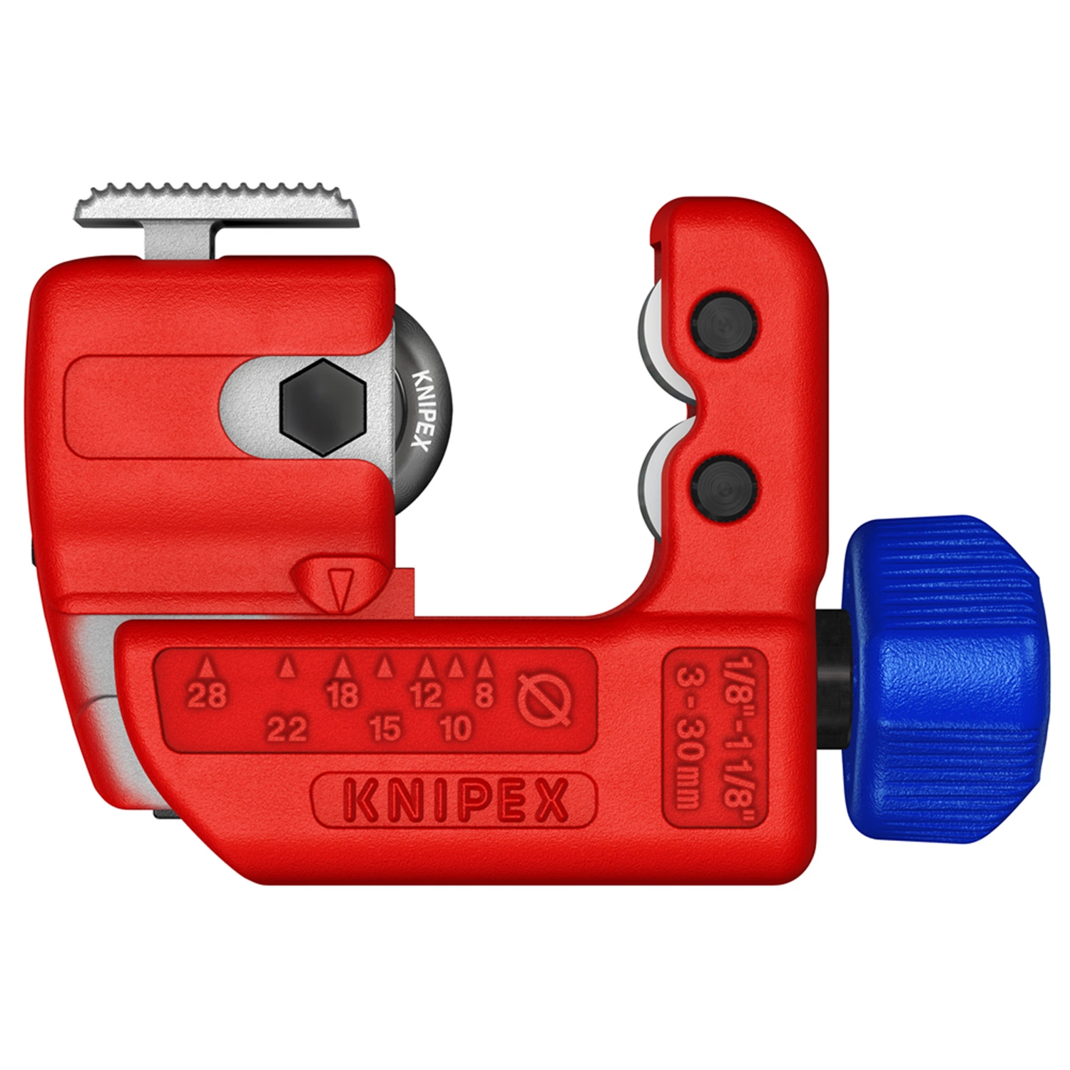 Knipex 90 31 01 Coupe-tube TubiX S - 3-30mm - jusqu'à 2mm d'épaisseur de paroi-image