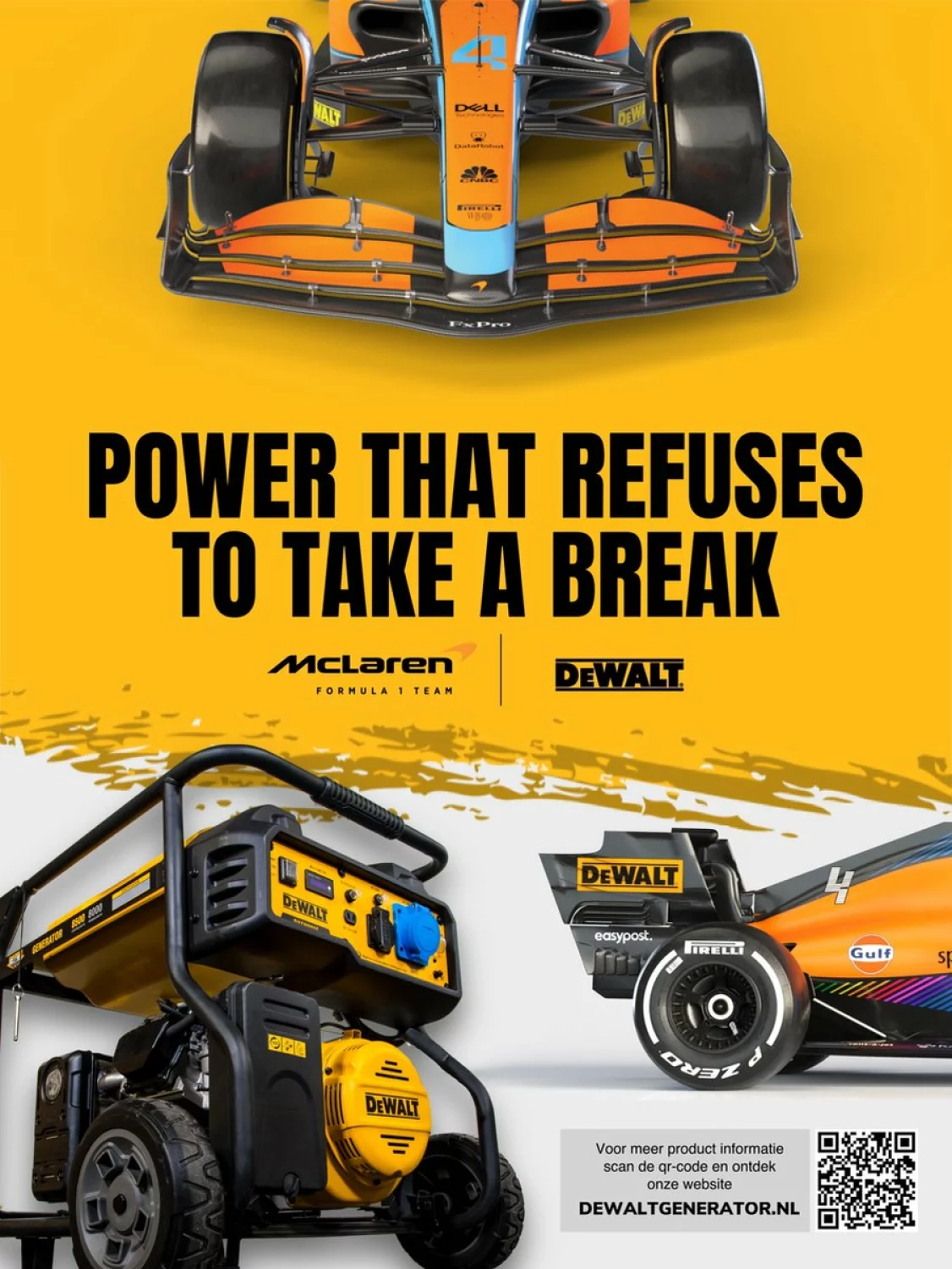 DeWALT DXGNP85E Benzine generator - 8000W - 4 takt-image