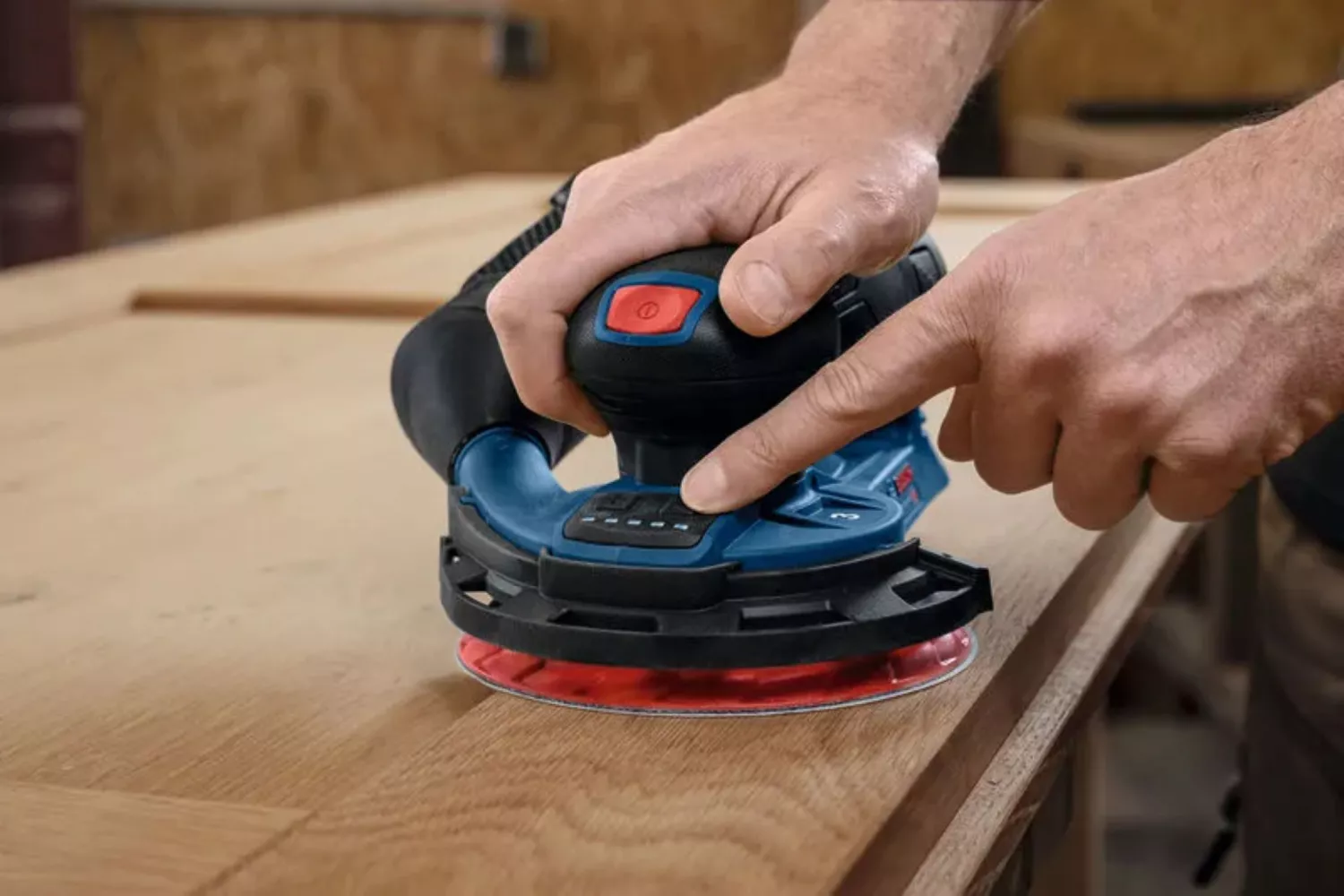 Bosch GEX 12V-150-3 12V accu Excenterschuurmachine body in L-boxx - 150mm-image