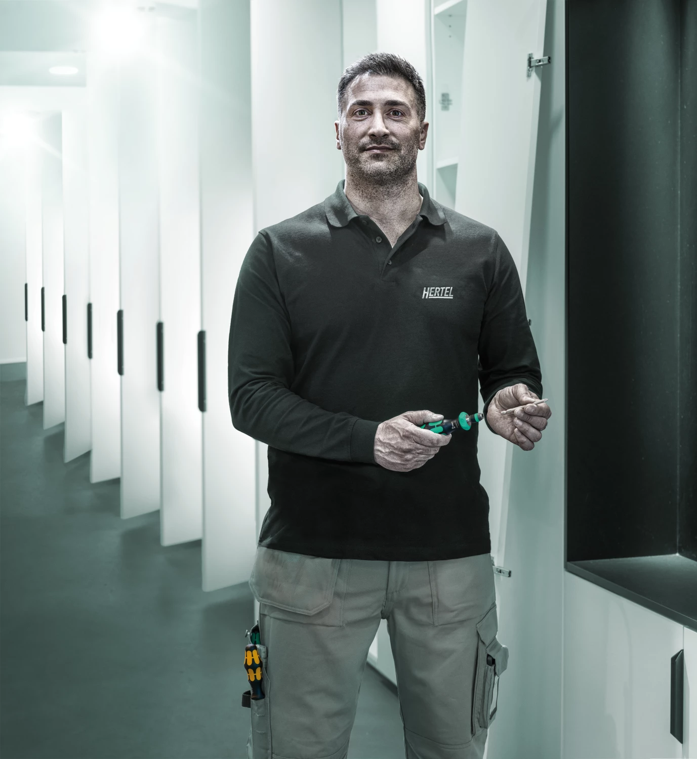 Wera 05051530001 17 pièces Kraftform Kompakt 60 RA-R 1 jeu de tournevis dans un étui - avec fonction cliquet-image