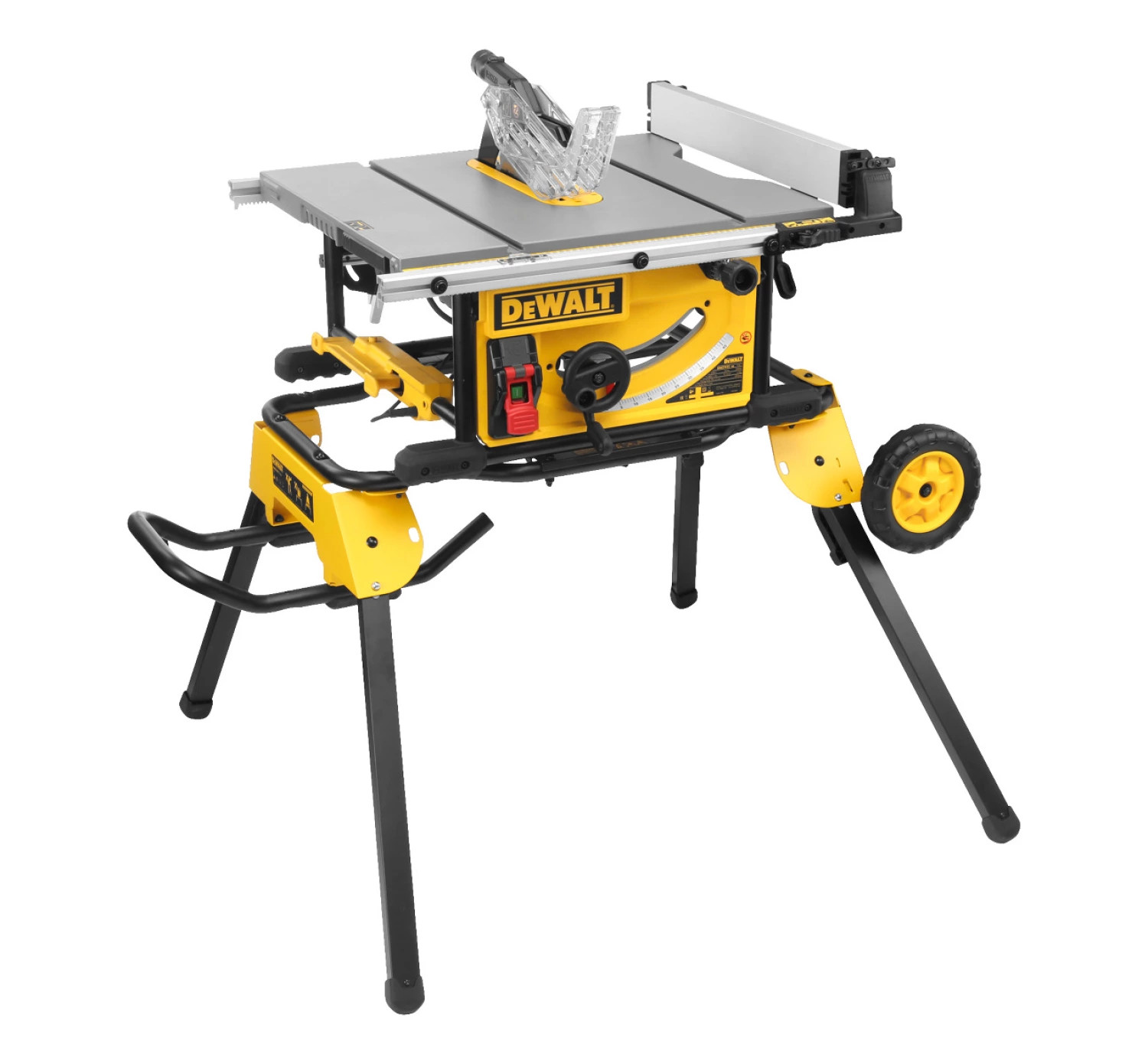 DeWALT DWE7492SET Scie à table (DWE7492) avec piètement roulant (DWE74911) - 2000W - 250 x 30mm-image