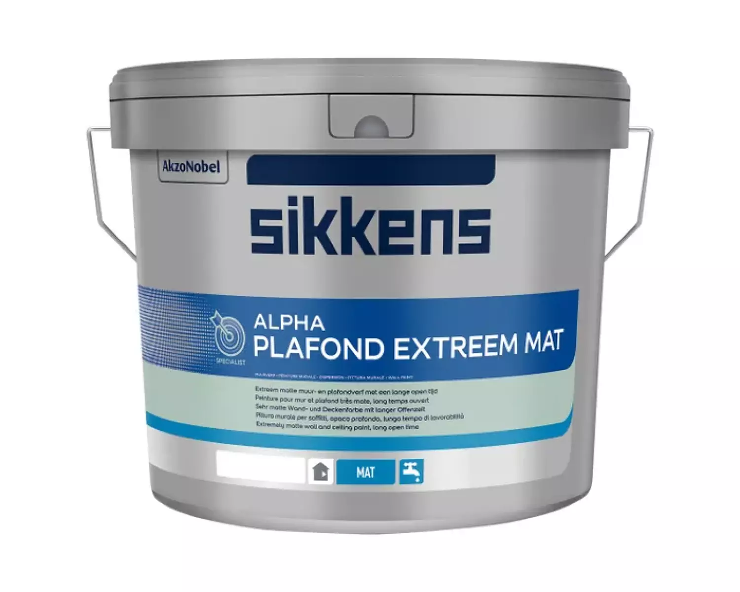 Sikkens Alpha Plafond Extreem Mat - op kleur gemengd - 10 L-image