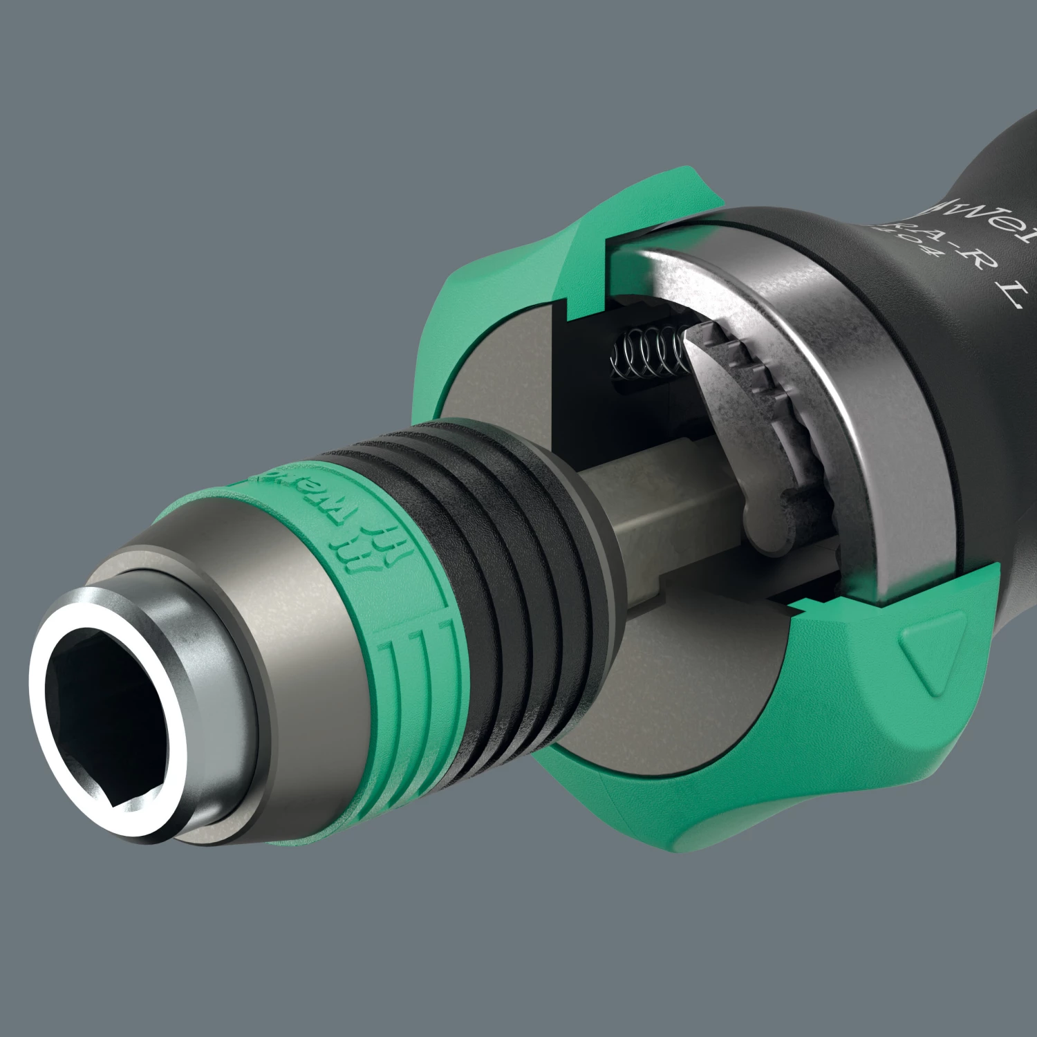 Cliquet à Embouts Wera Zyklop Mini 1/4 - Angle 6°, 60 Dents, Avec Molette - Pour Espaces Restreints, Vissage Rapide - 10