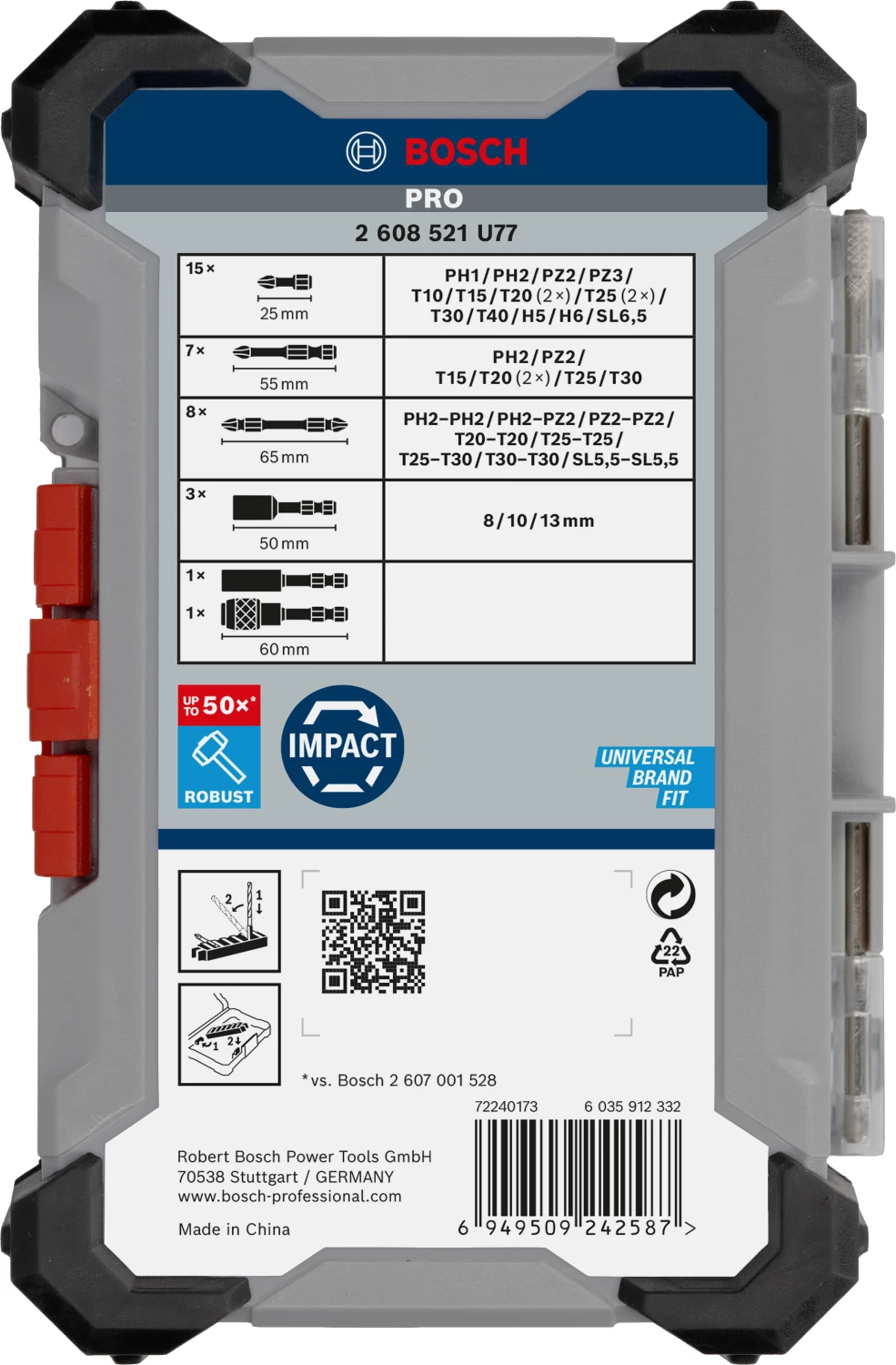 Bosch 2608521U77 35-delige PRO Impact Schroefbitset-image