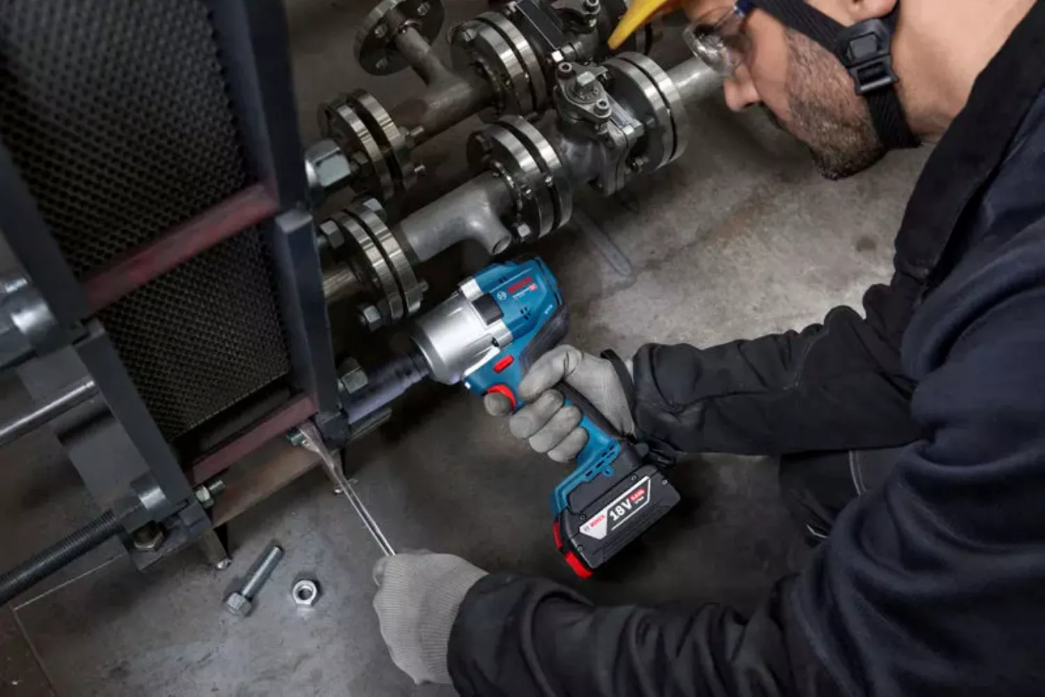 Bosch GDS 18V-780 Batterie 18 V Corps de clé à chocs dans L-boxx - 780 Nm-image
