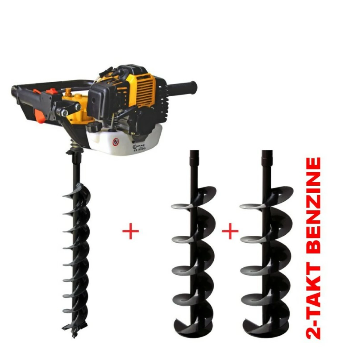 Lumag EB520G Grondboormachine 2,2PK + 100, 150, 200mm boor-image