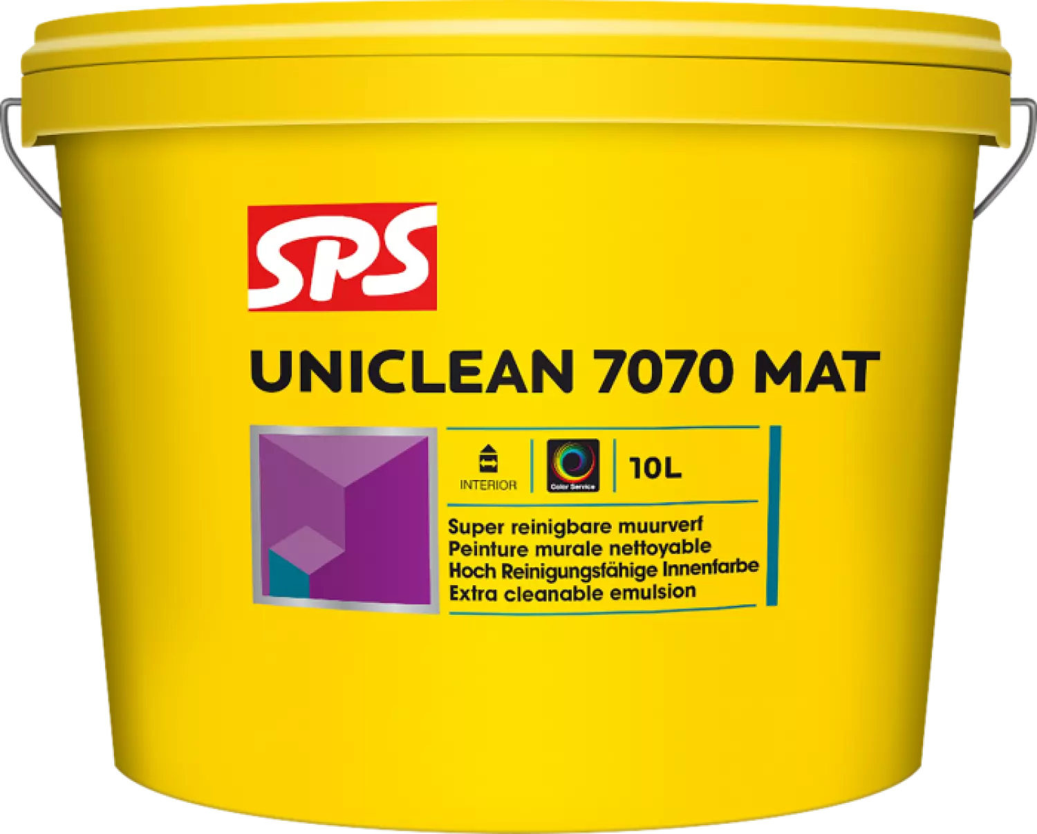 SPS Uniclean 7070 Mat Muurverf - op kleur gemengd - 4L-image