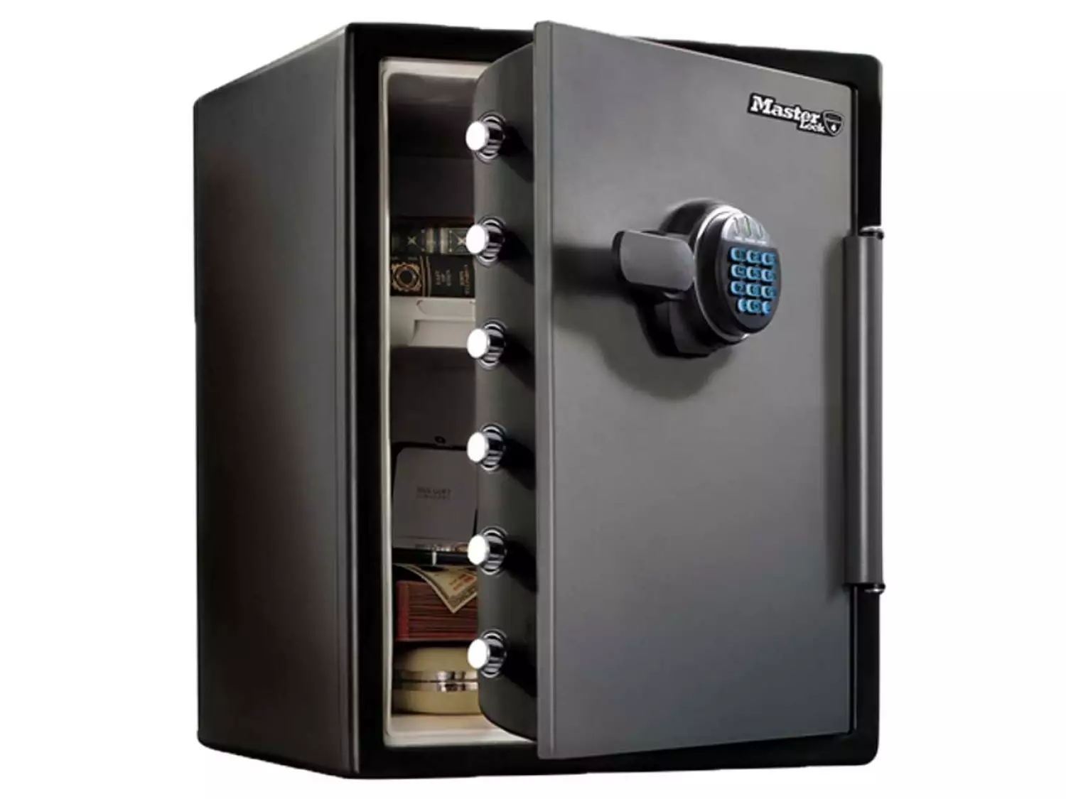 Master Lock LFW205FYC - Coffre-fort - Ignifuge et Etanche - XXL 56,6L - combinaison électronique-image