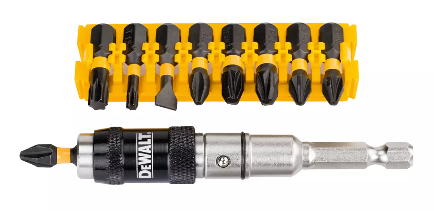 DeWALT DT70518T 10-delige impact Torsion bitset met zwenkbare bit tip houder-image