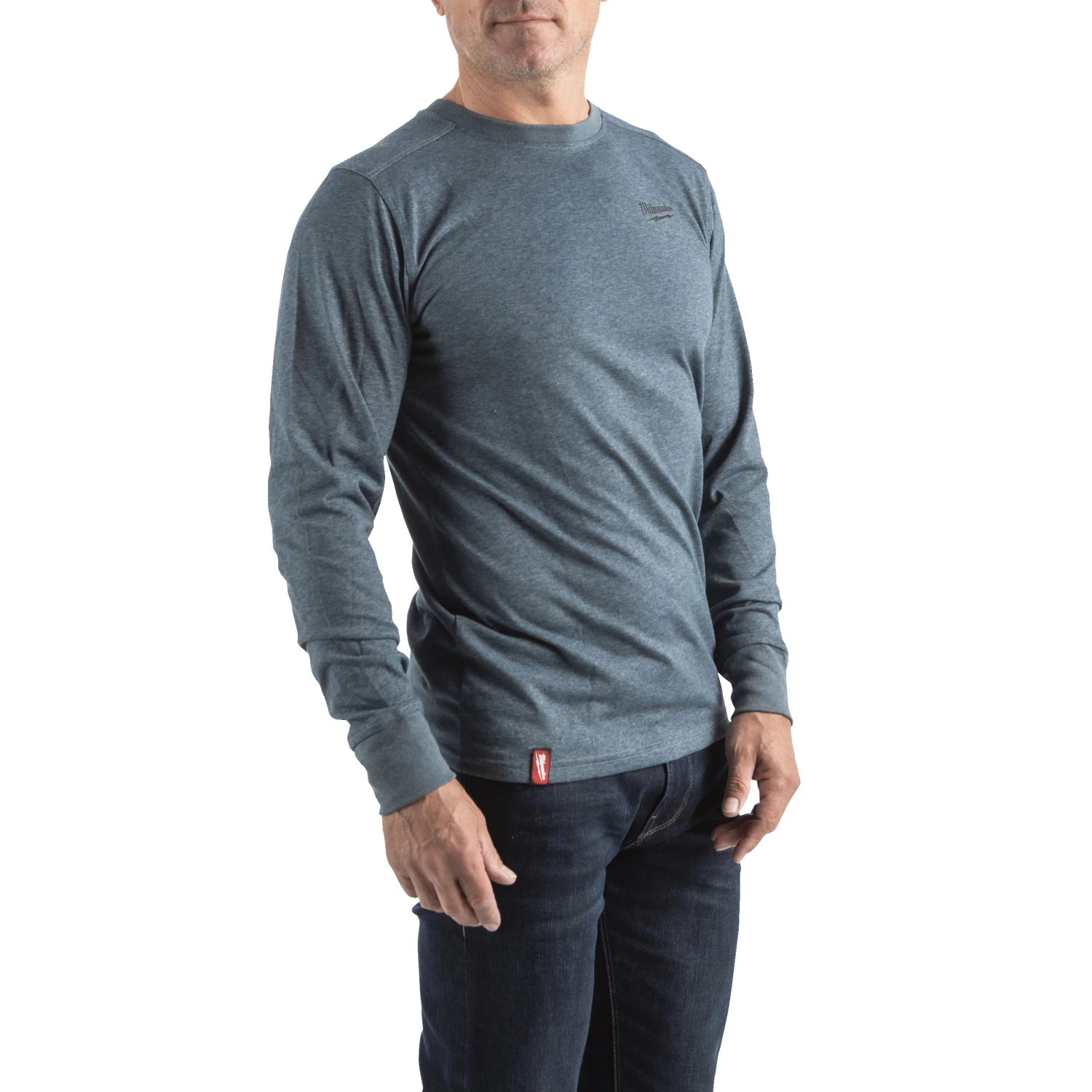 Milwaukee Hybrid shirt à manches longues - bleu - M-image