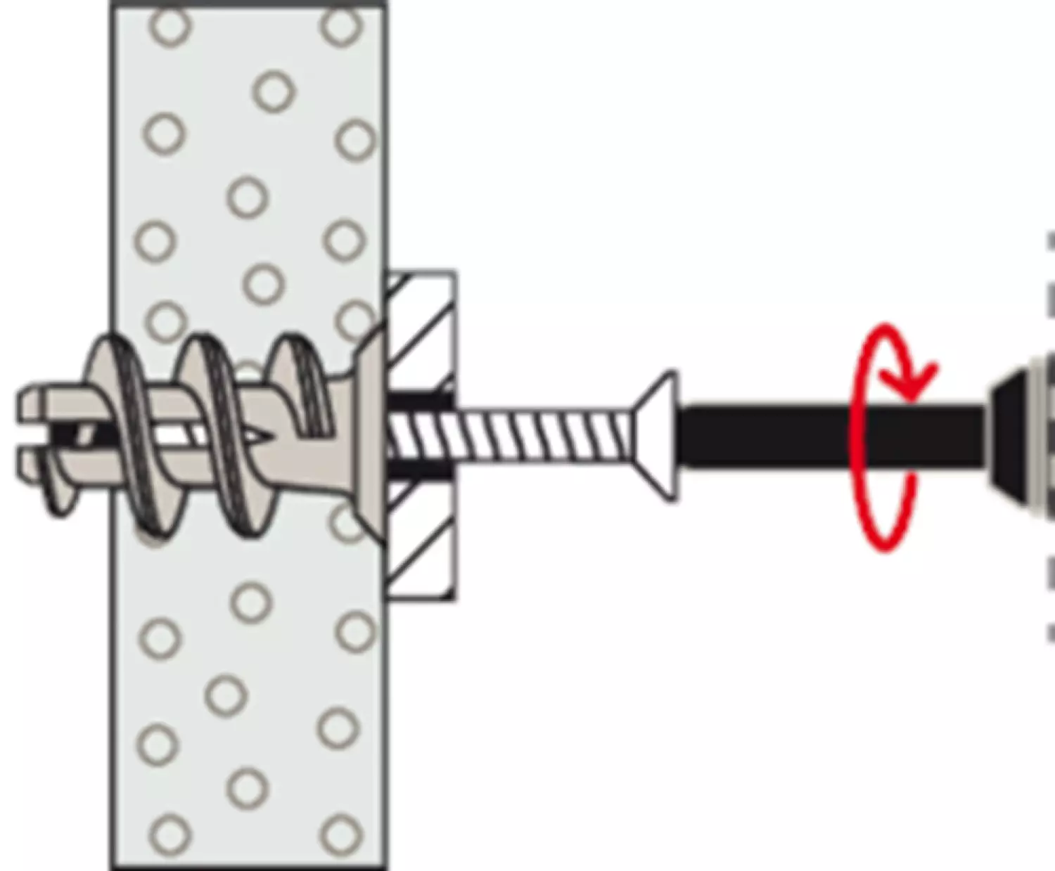 Fischer 52389 Gipsplaatplug GK (100st)-image