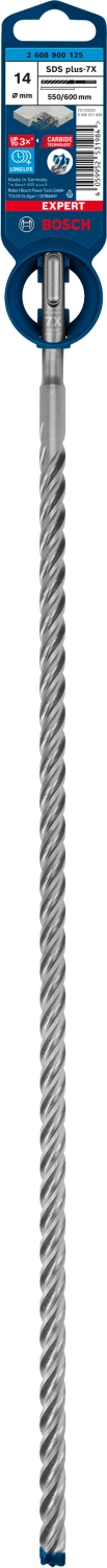 Bosch 2608900125 EXPERT Foret SDS Plus-7X - 14x550x615mm-image