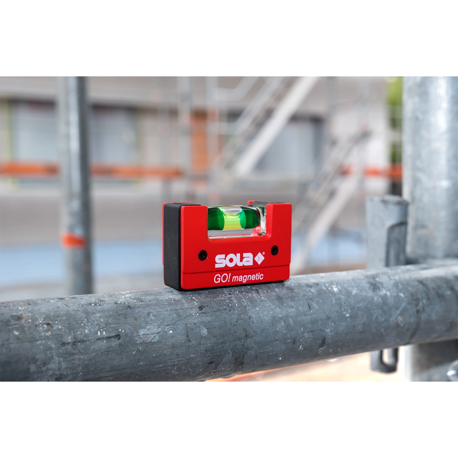 Sola GO! magnetic CLIP - Niveau à bulle compact avec clip ceinture - Magnétique-image