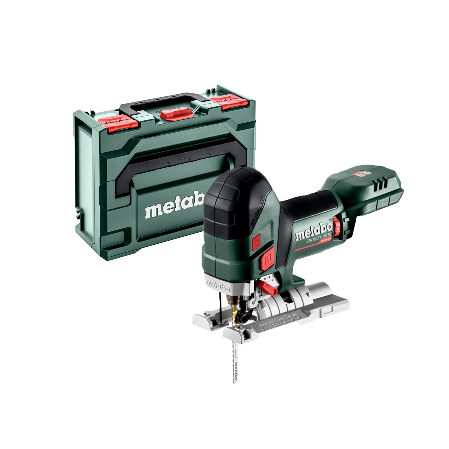 Metabo STA 18 LTX 150 BL 18V Li-ion accu decoupeerzaag body in MetaBox - T-greep-image