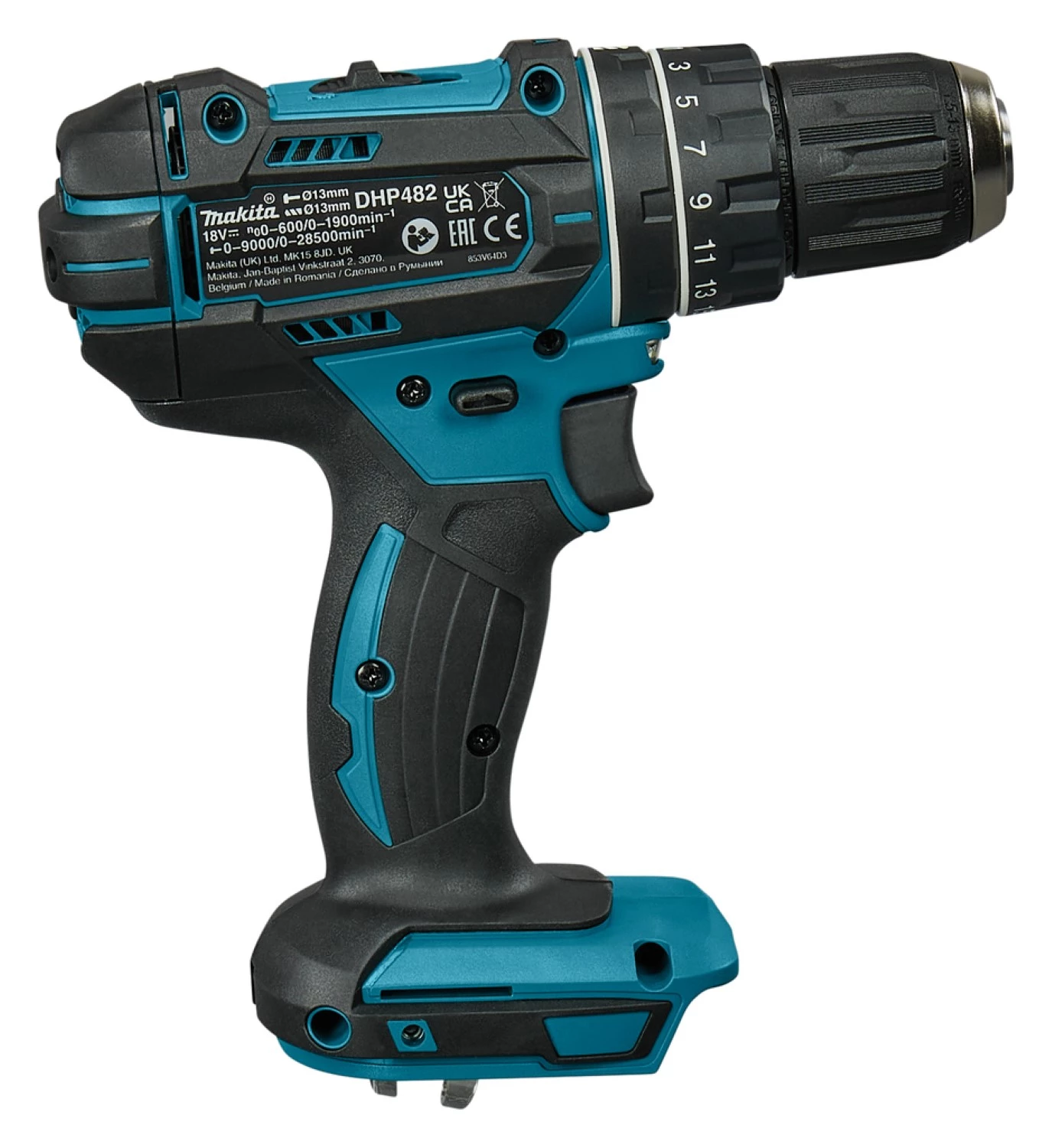 Makita DHP482ZJ 18V Li-Ion accu klopboor- /schroefmachine body in Mbox-image