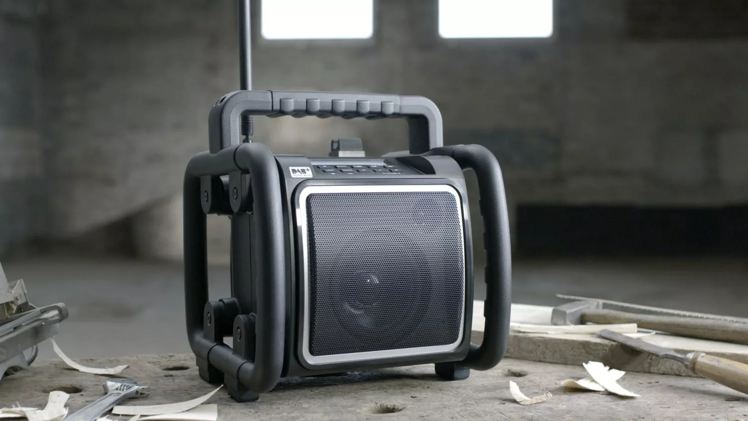PerfectPro TEAMBOX TBX2 Bouwradio - FM RDS / DAB+ - AUX-in - bluetooth - oplaadbaar (ingebouwde lithium accu)-image