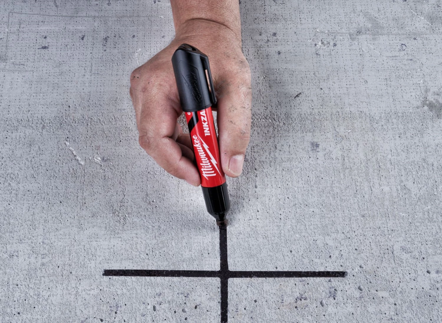 Milwaukee 4932471554 INKZALL™ Marqueur - Chisel L - Noir - 6.2 mm (3pcs)-image