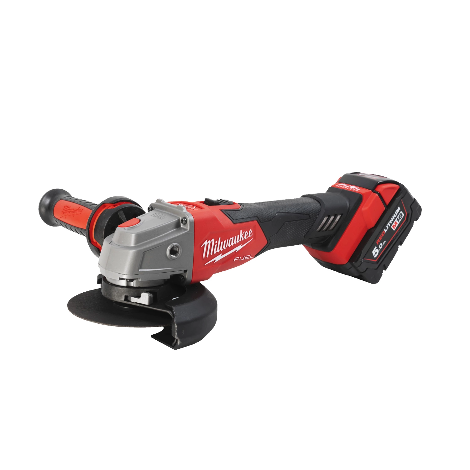 Milwaukee M18 FSAG125XB-501B 18V Li-ion accu haakse slijper set (1x 5.0Ah accu) in tas - 125mm-image