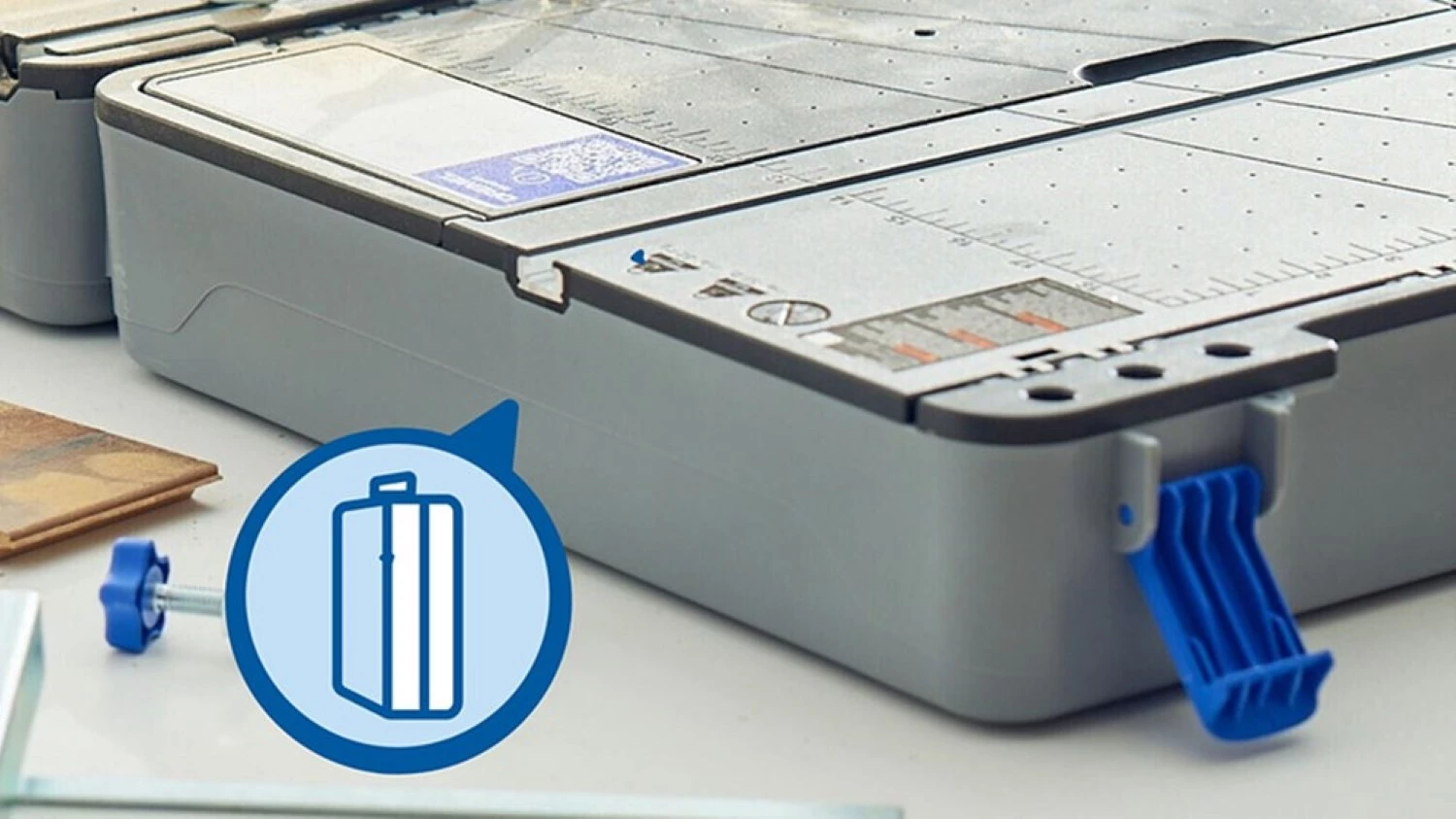 Dremel CS12V-SC1 12 V batterie Blueprint station de sciage portable (1x 2,0 Ah) dans un coffret-image