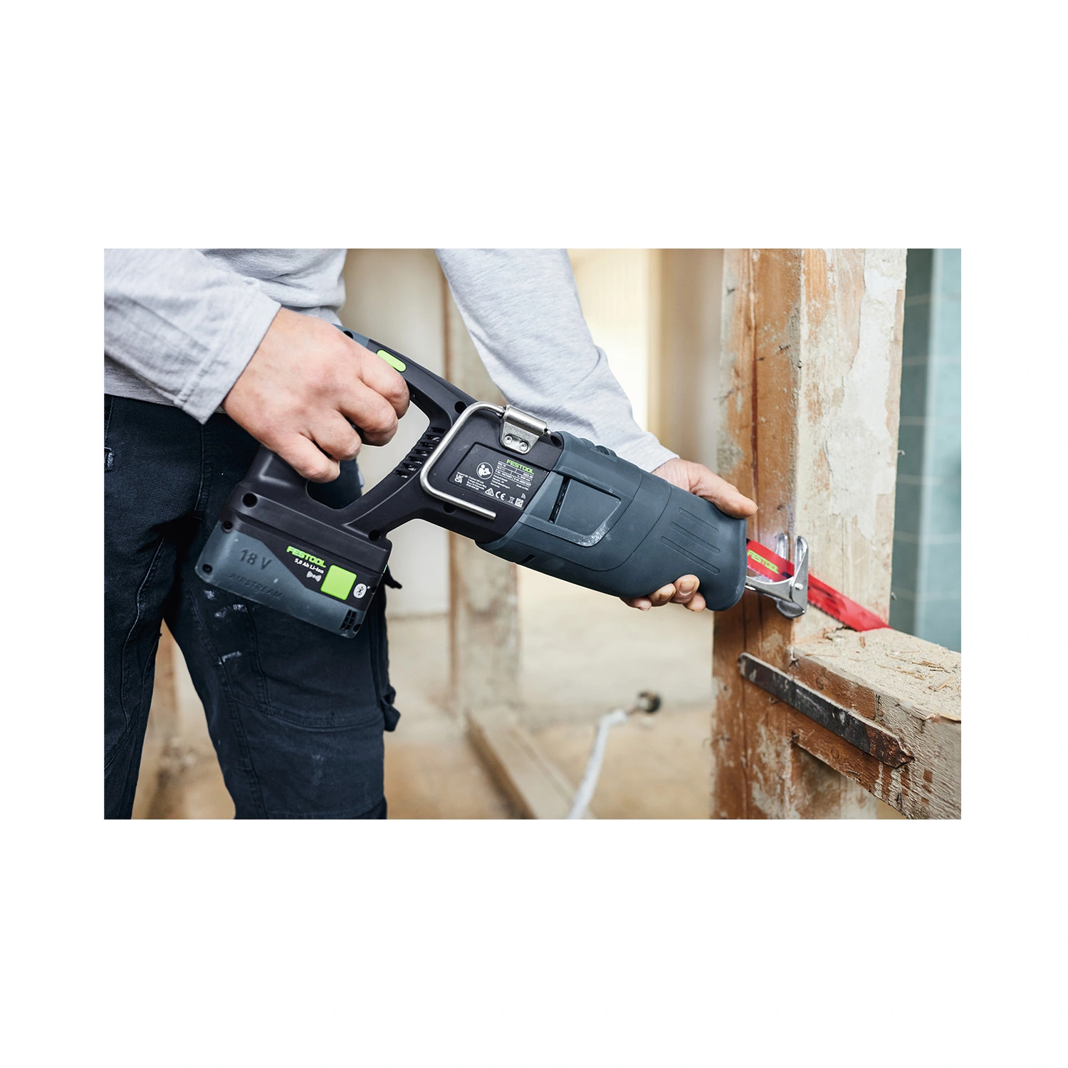 Festool RSC 18 EB-Basic 18V Li-Ion scie sabre sans fil corps dans Systainer - 230 mm