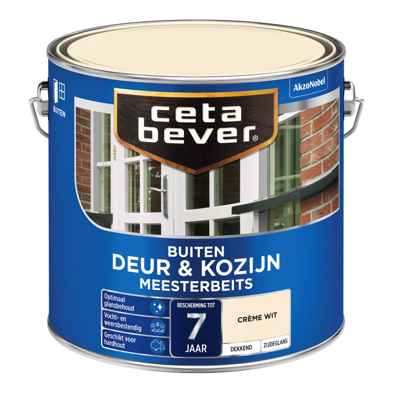 Cetabever Dekkende Meesterbeits Lichte Kleur - Crèmewit - 2,5L-image