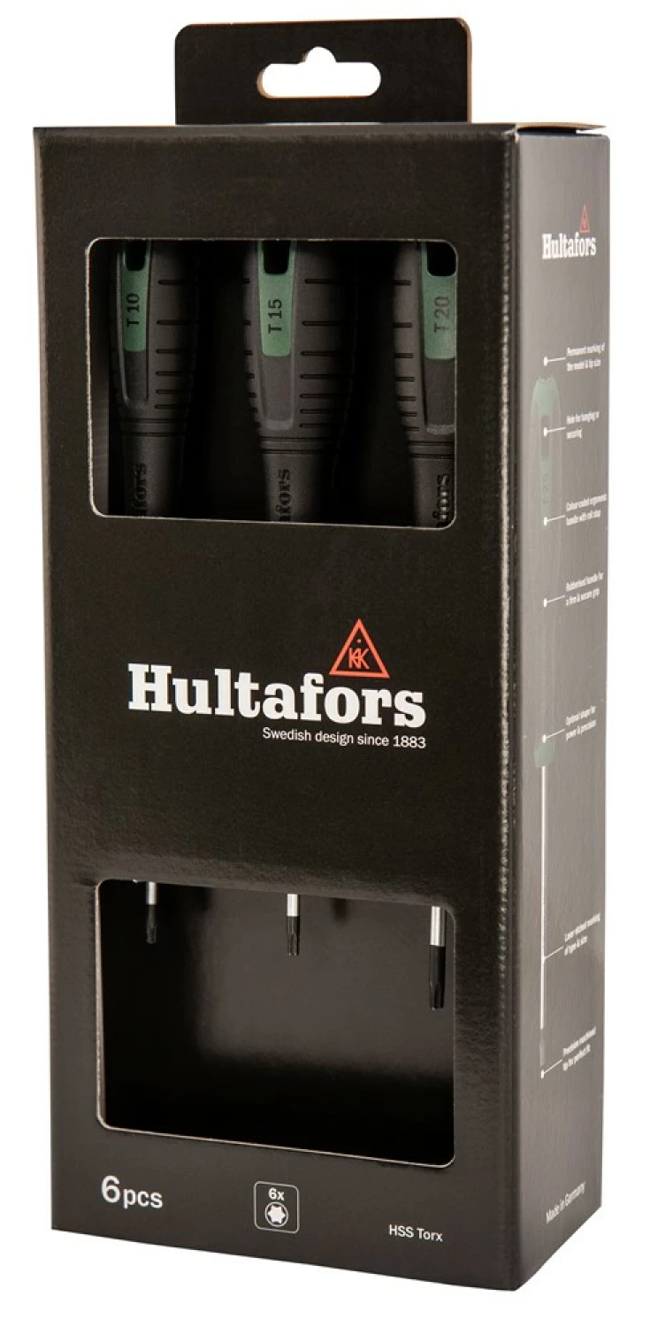 Hultafors HSS Torx® Screwdriver set - 6 pieces-image