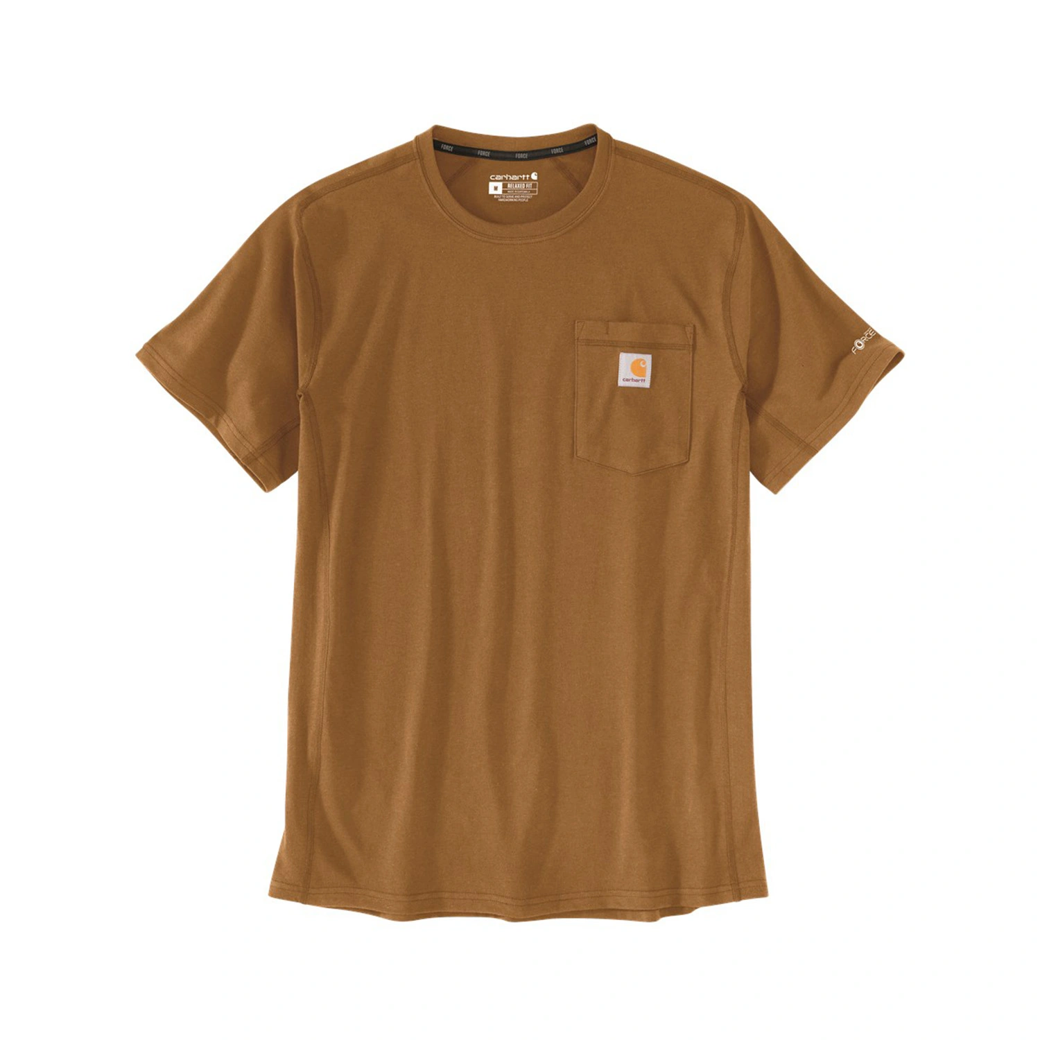 Carhartt Force T-shirt à poche Carhartt marron - S