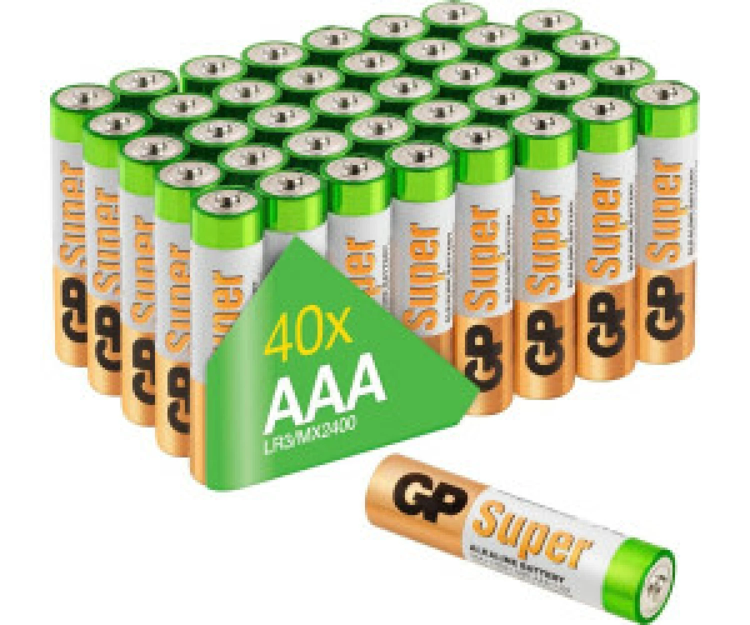 GP Alkaline Super batterij 1,5V (40st) - AAA - 030E24AS40-2-image