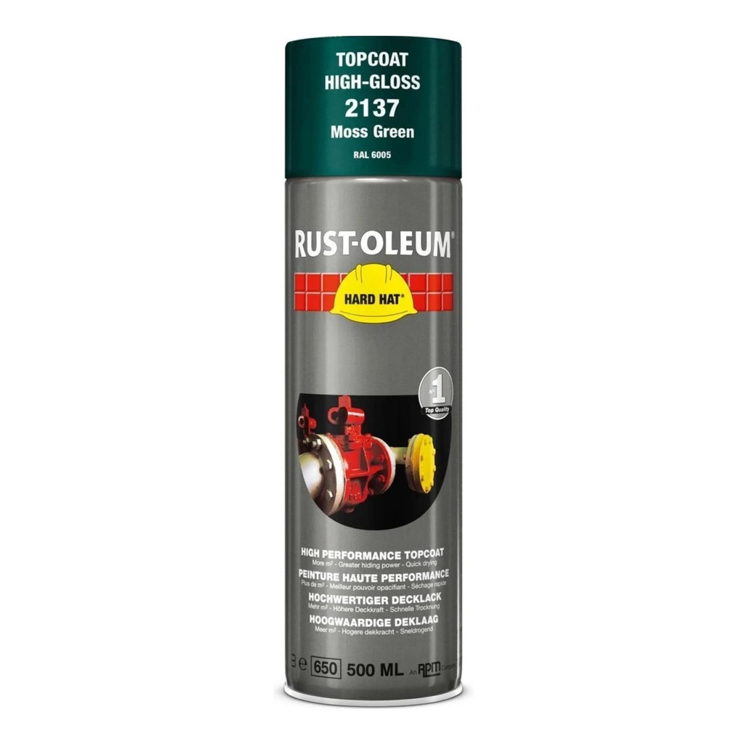 Rust-Oleum Hard Hat 2137 - RAL 6005 mosgroen - 0,5L-image