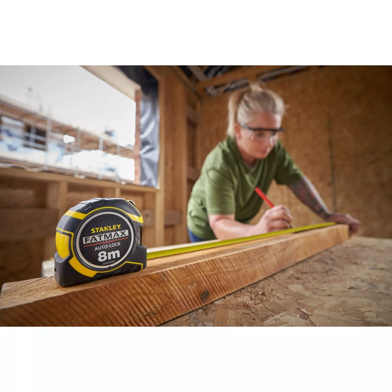 Stanley XTHT0-33501 FatMax Pro autolock Rolmaat - 32mm x 8m-image